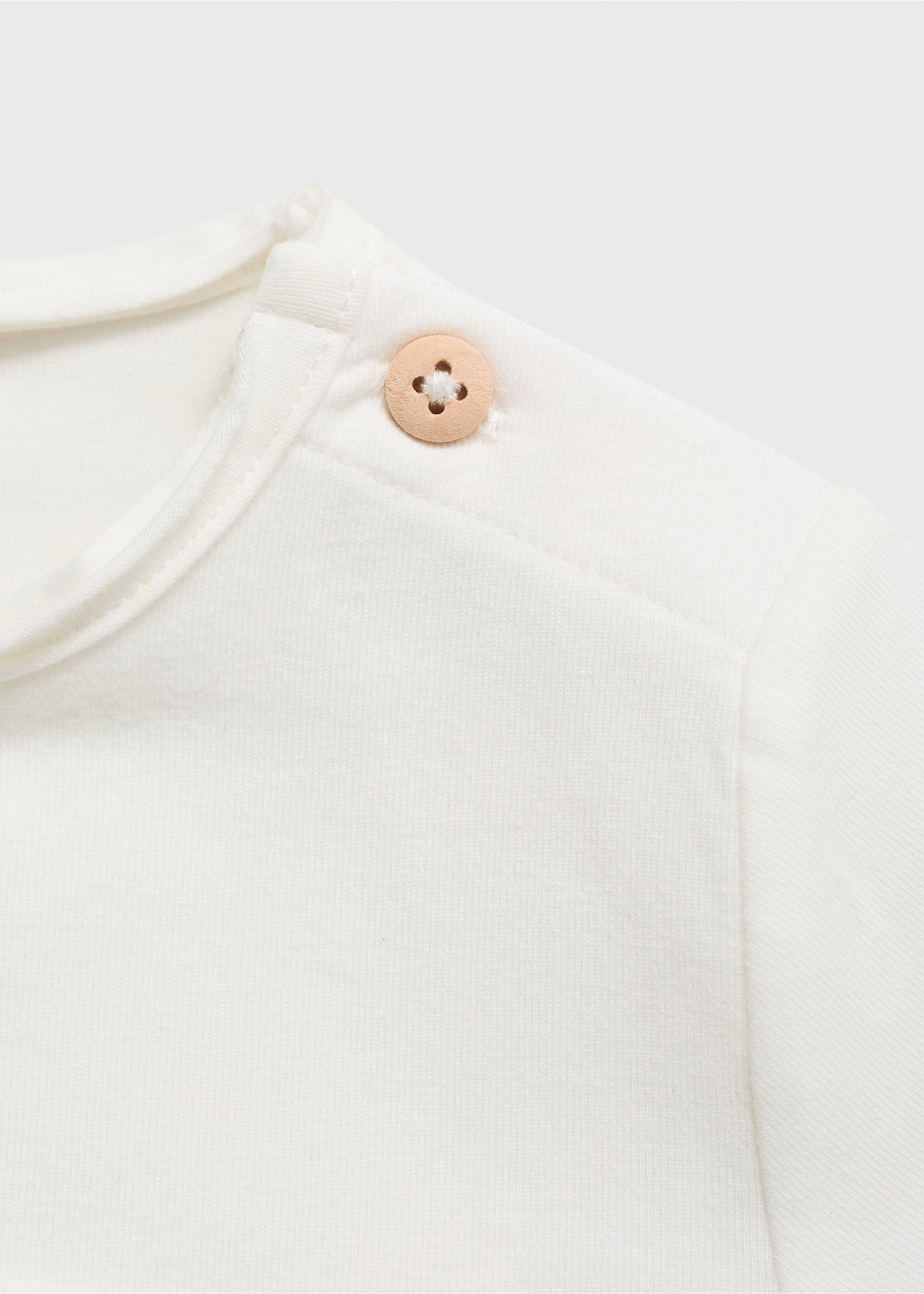 Cotton body pocket - Details of the article 8, Off White. Ref: 17001253-00.