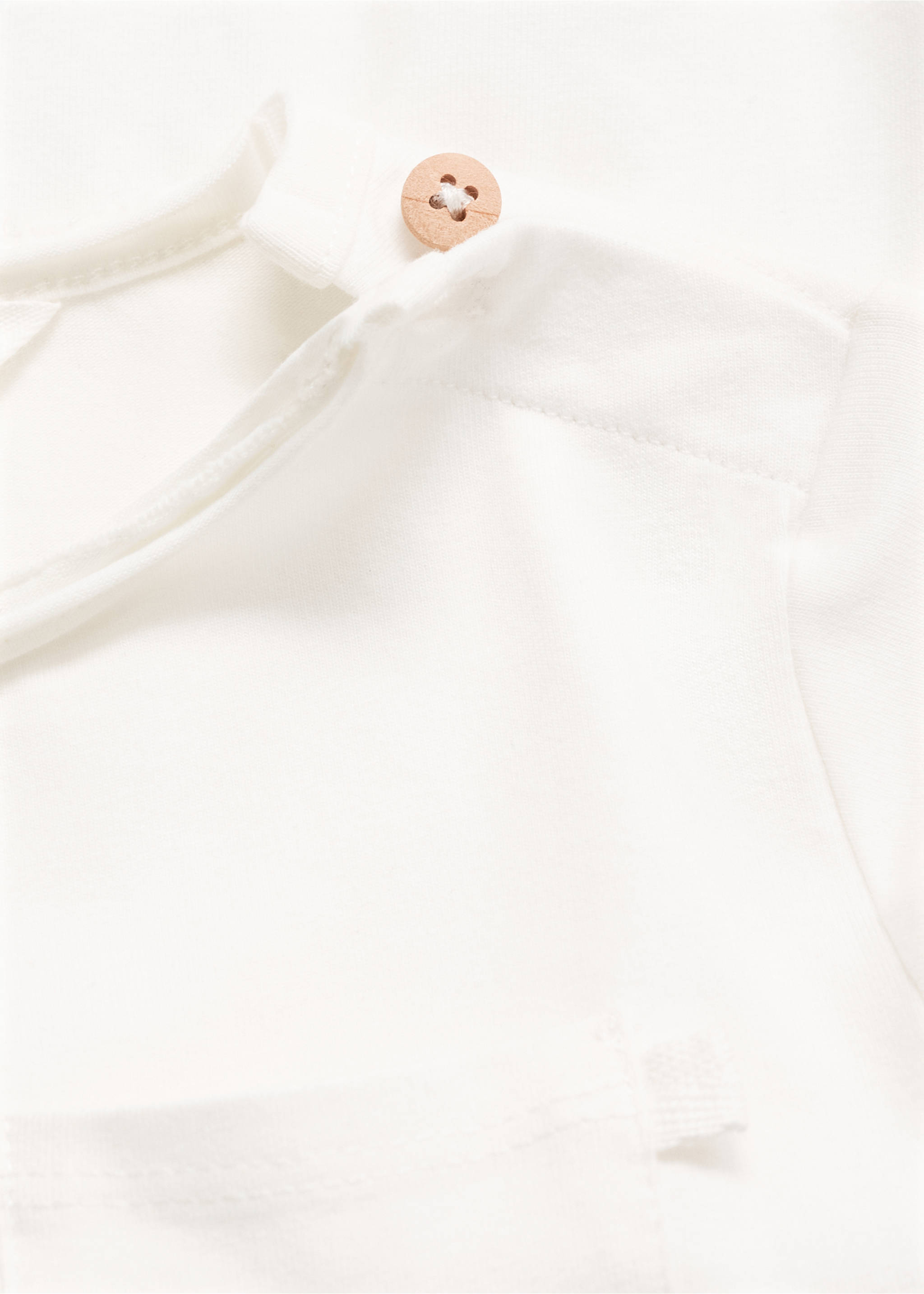 Cotton body pocket - Details of the article 8, Off White. Ref: 17001256-00.