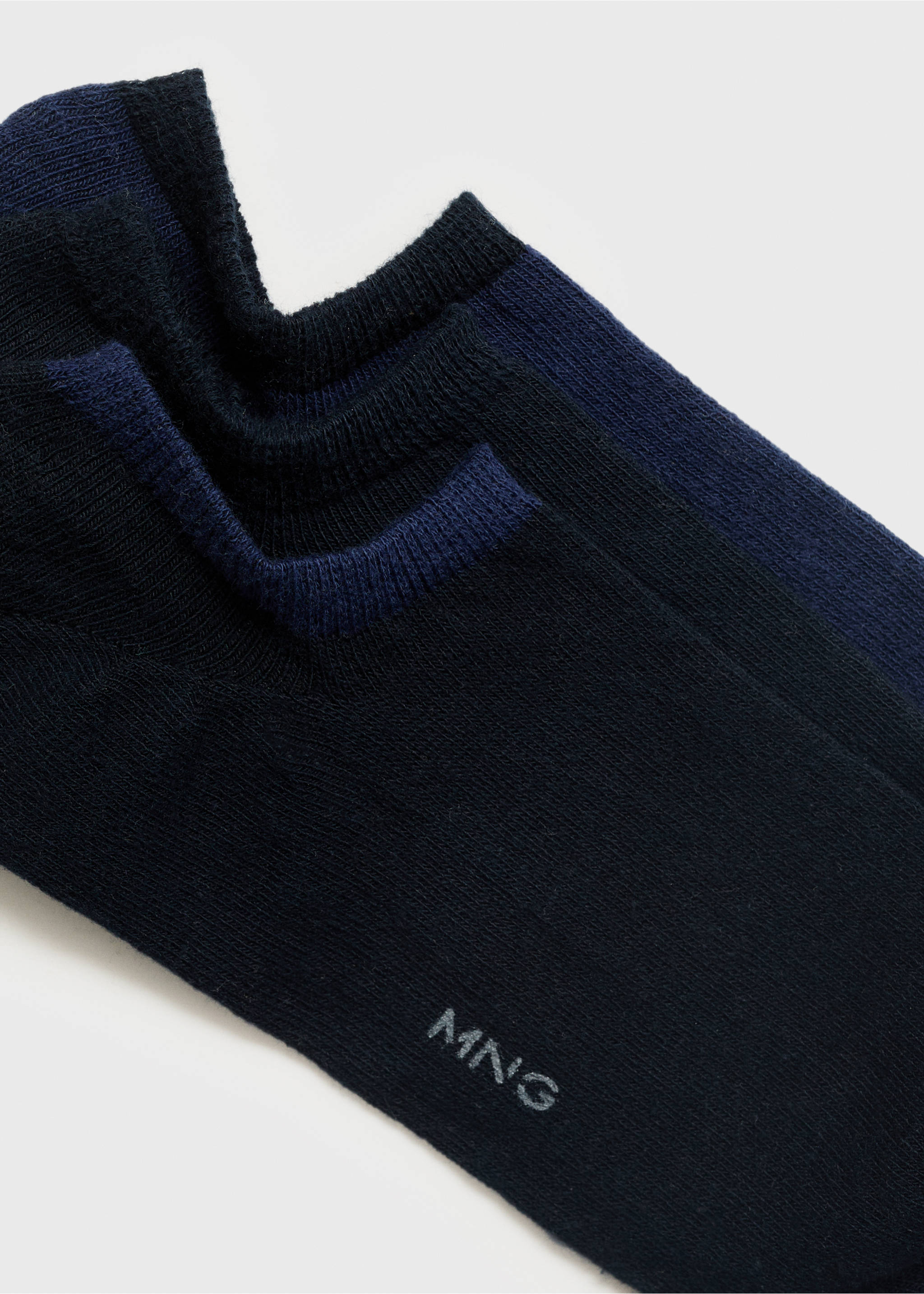 Pack of 3 cotton socks - Details of the article 8, Navy. Ref: 17001260-00.