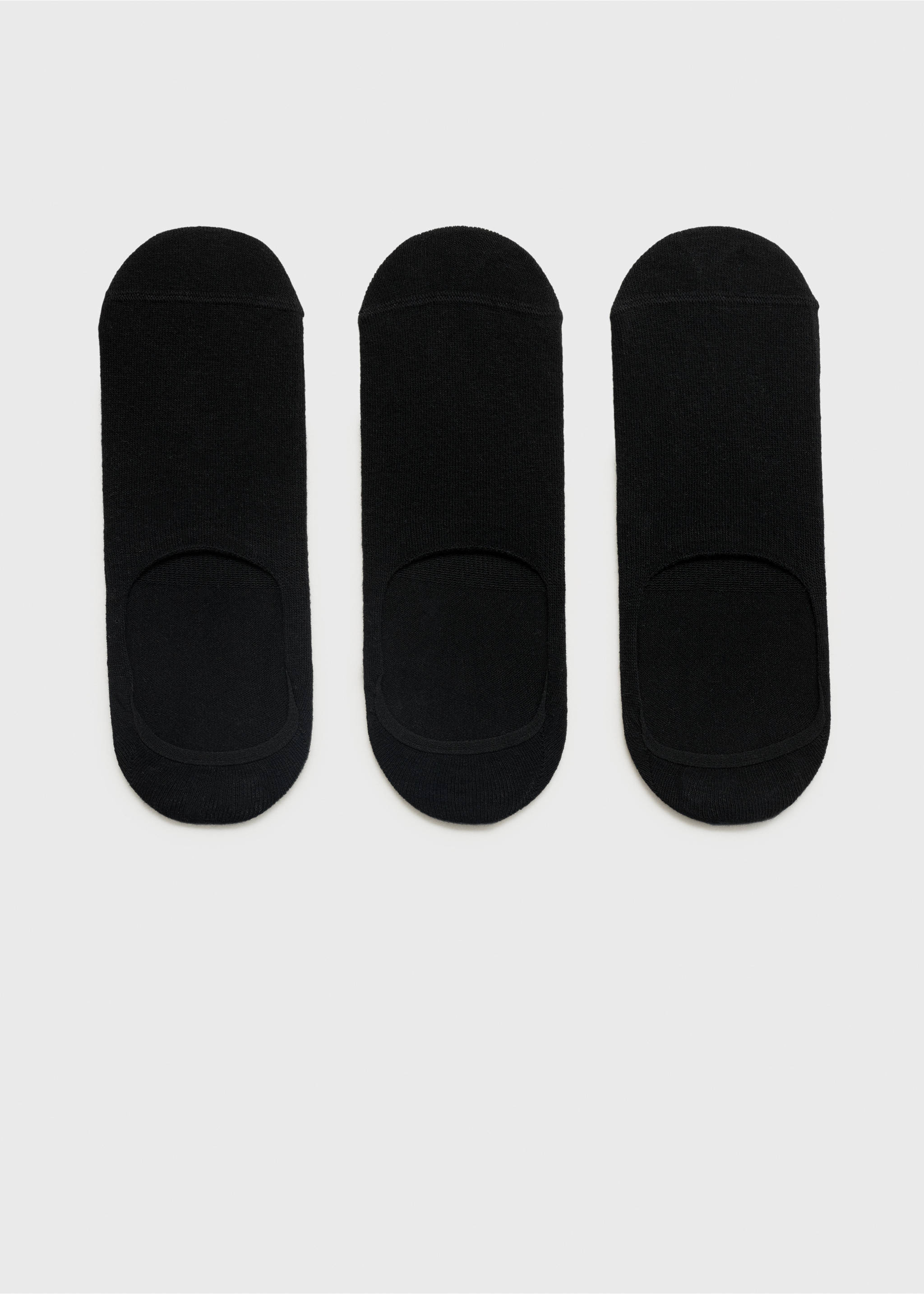 3-pack of invisible socks - Article without model, Black. Ref: 17001261-00.