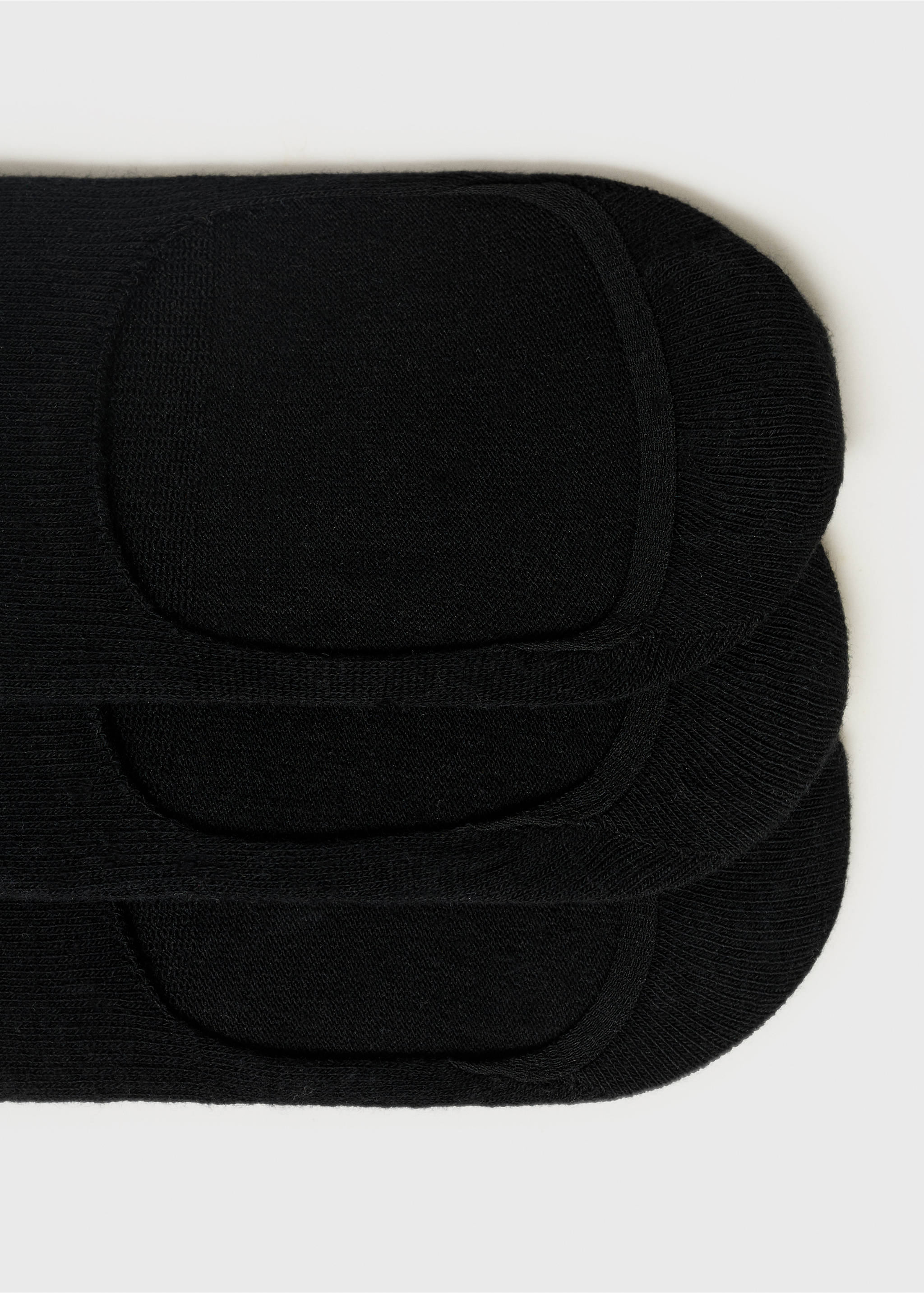 3-pack of invisible socks - Details of the article 8, Black. Ref: 17001261-00.