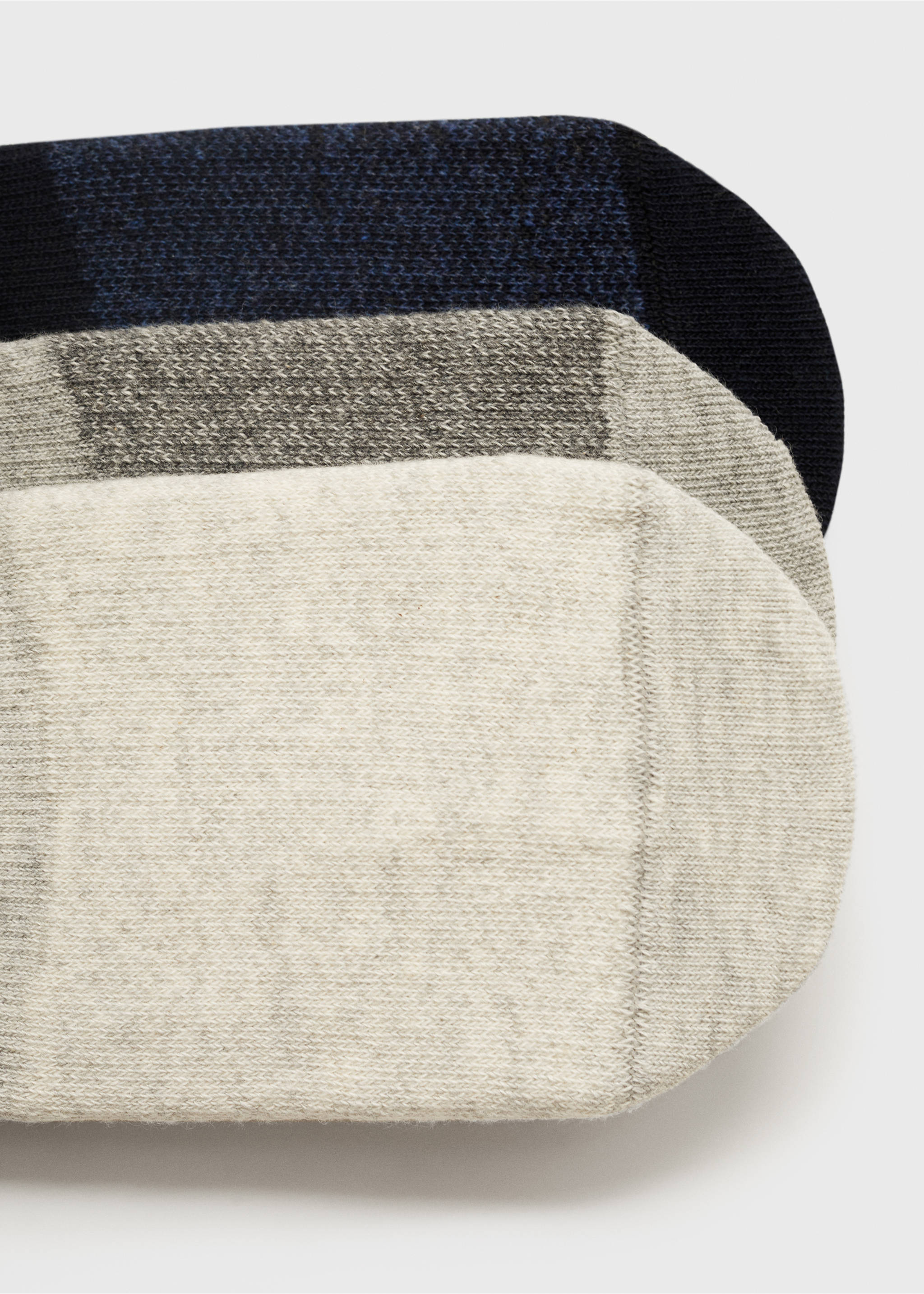 3-pack of invisible socks - Details of the article 8, Grey. Ref: 17001262-00.