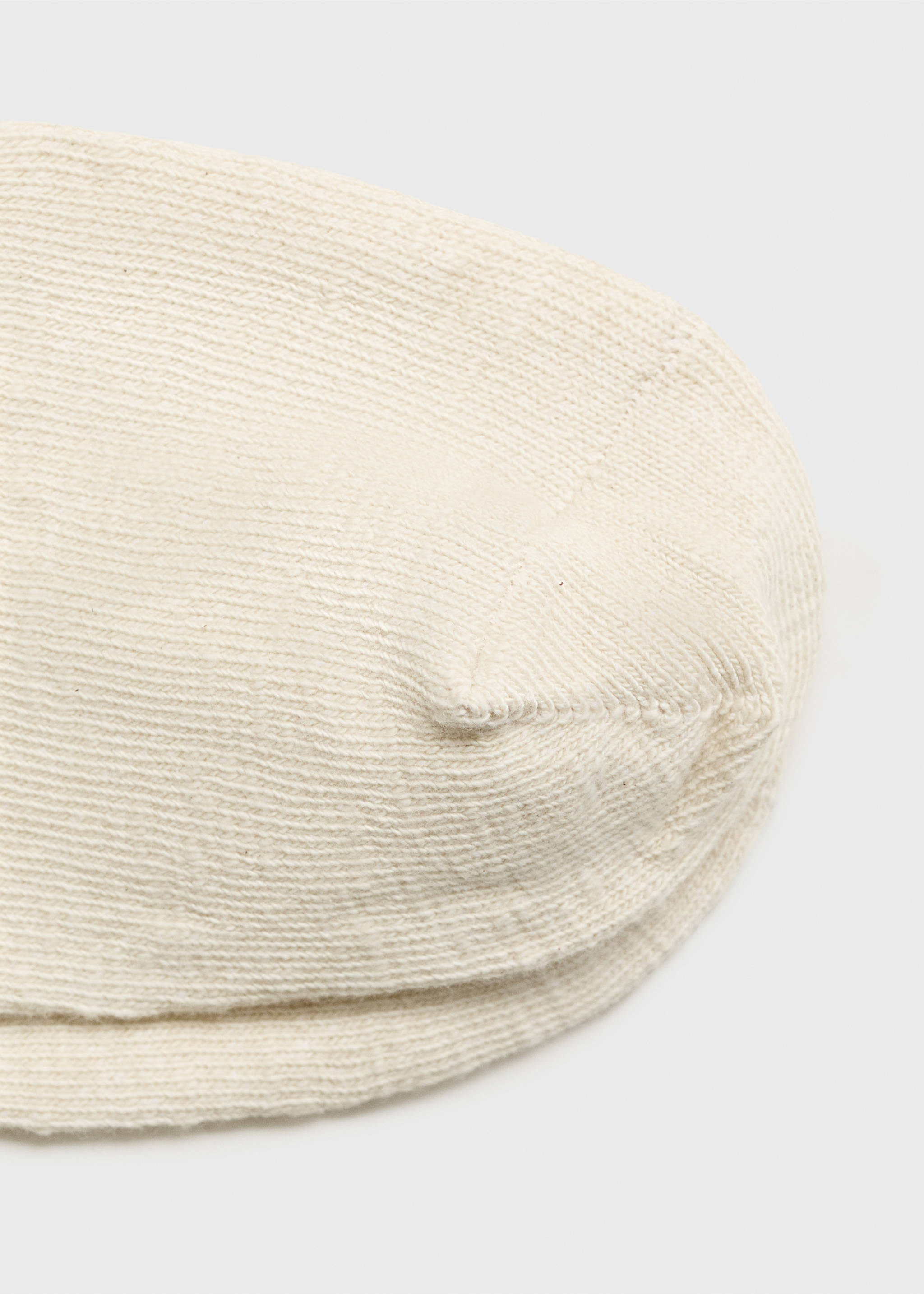 2 pack striped socks - Details of the article 0, Ecru. Ref: 17001264-00.