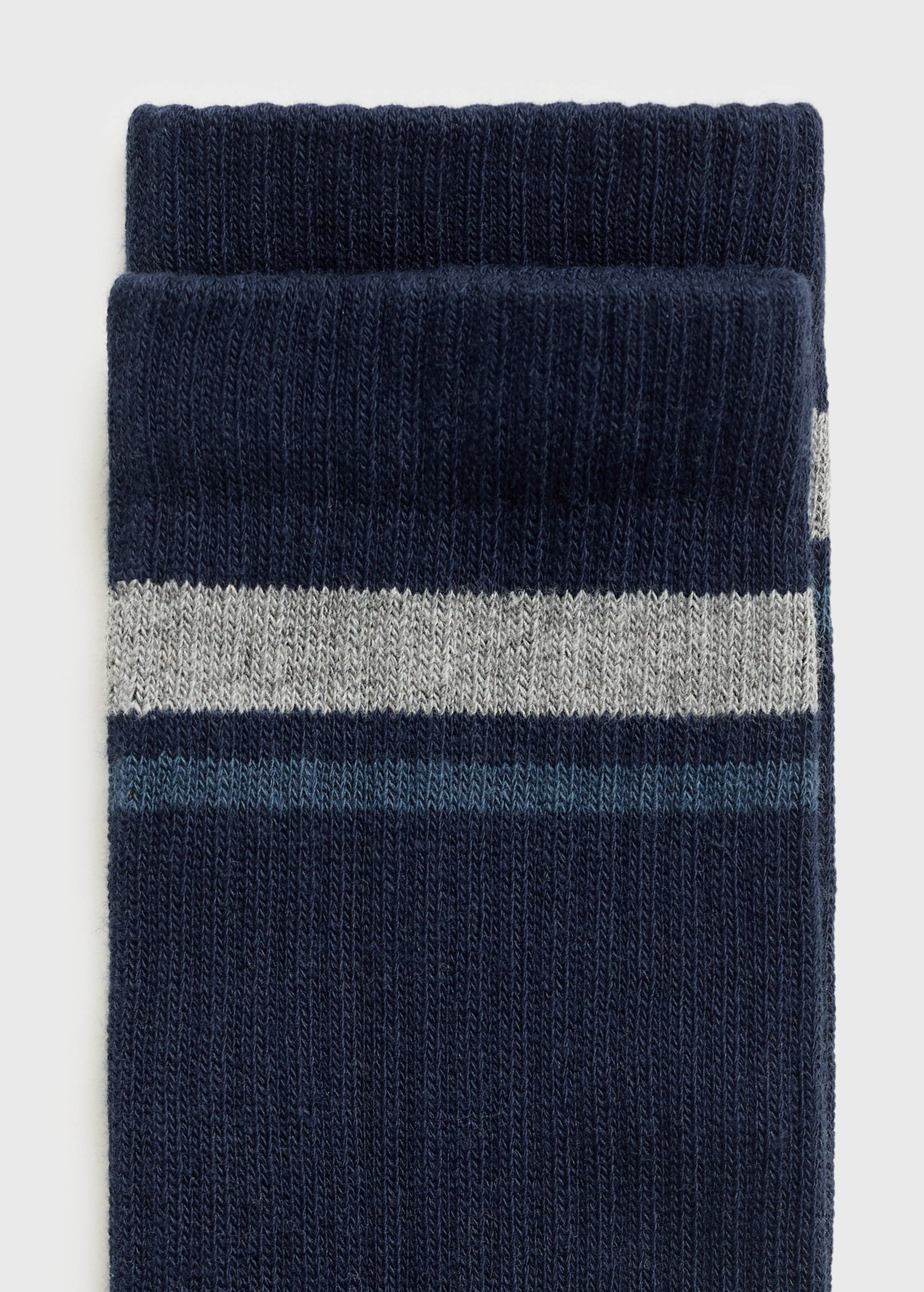 Striped cotton socks - Details of the article 0