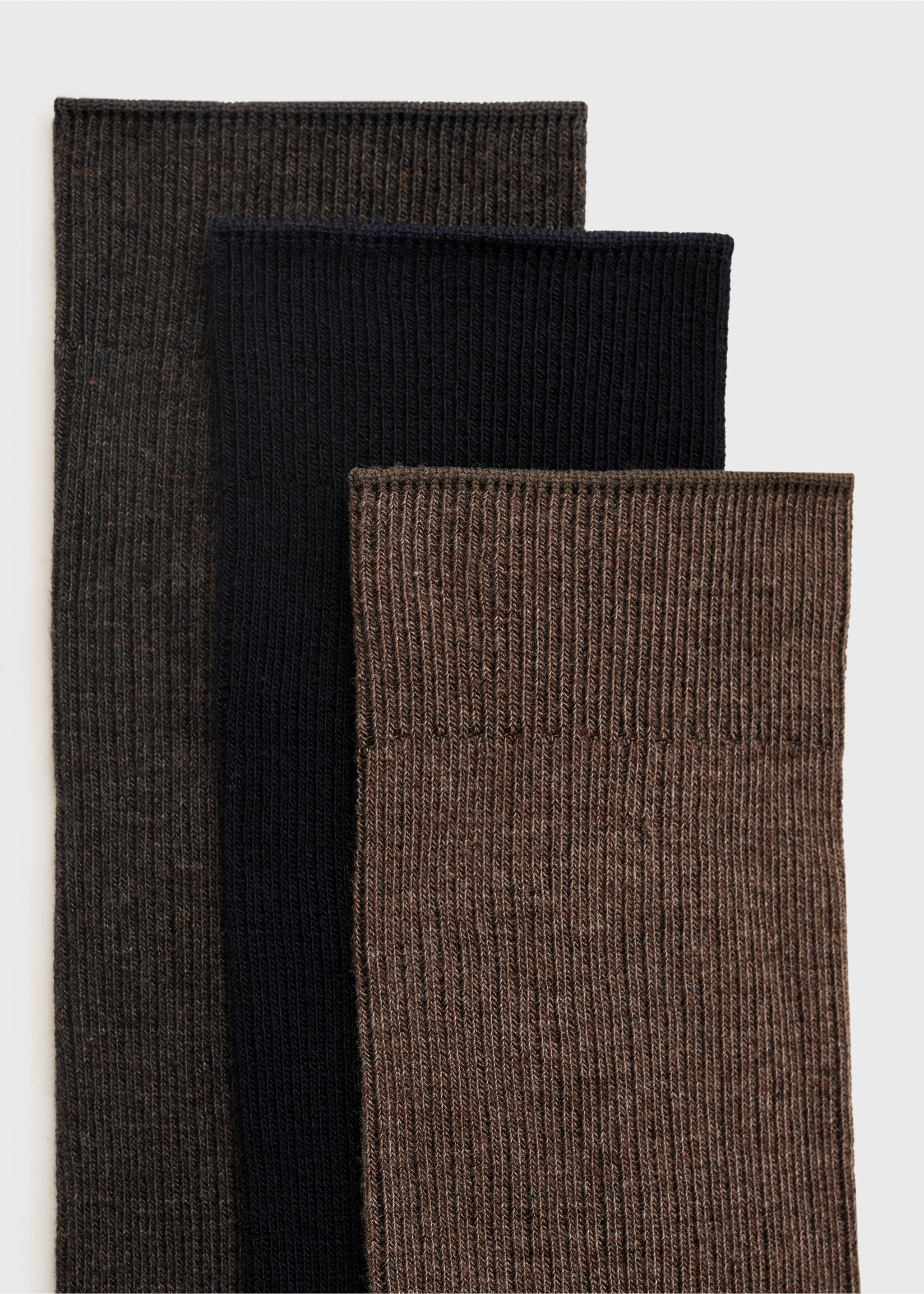 Pack 3 mitjons cotó - Detall de l'article 8, Blau marí. Ref: 17001266-00.