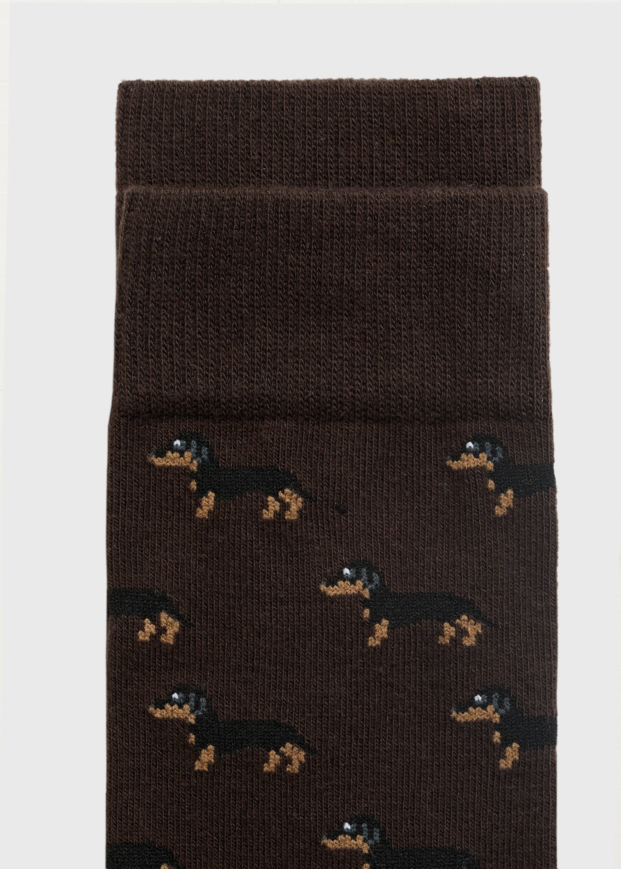 Dog-print cotton socks - Details of the article 8