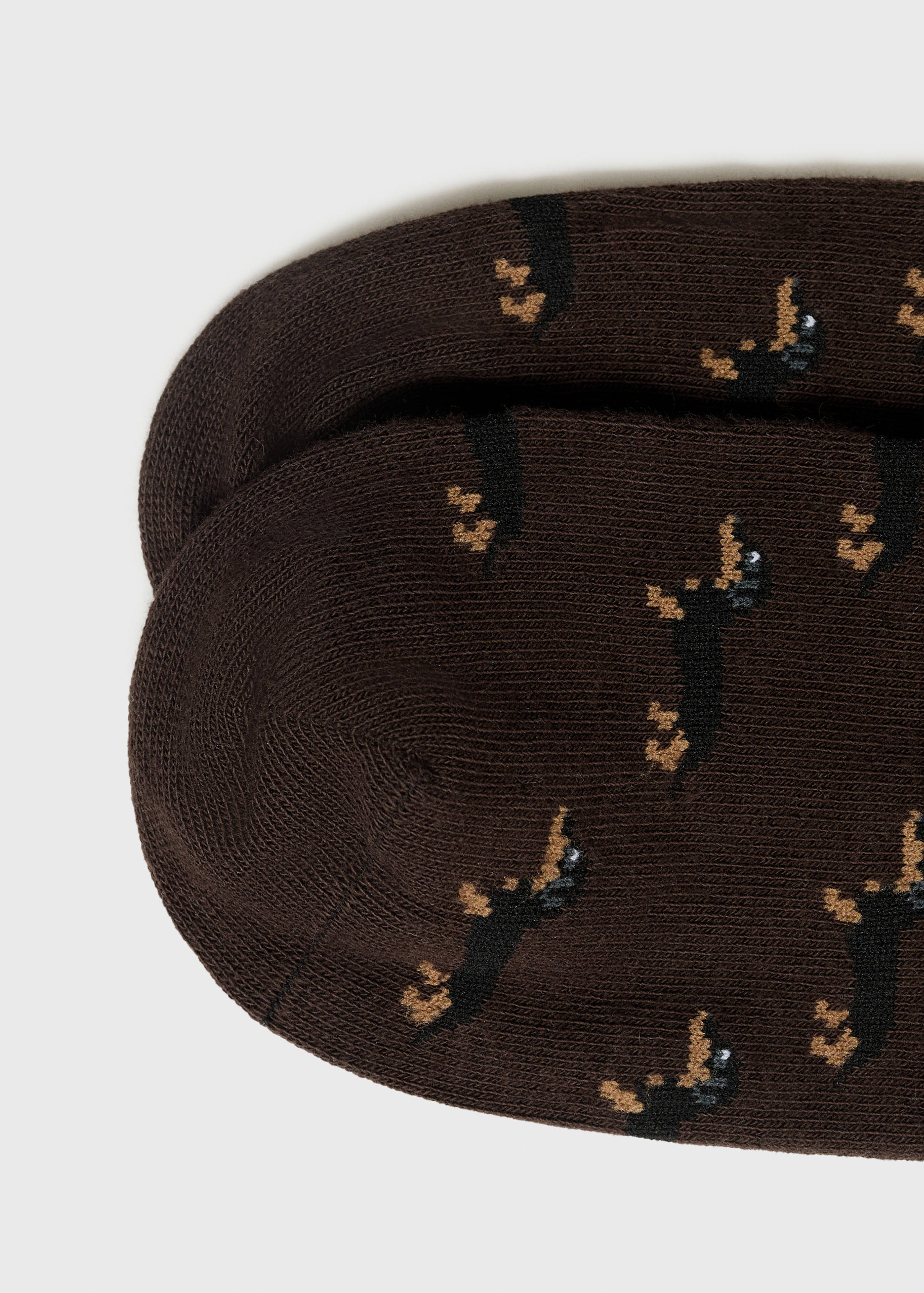 Dog-print cotton socks - Details of the article 0