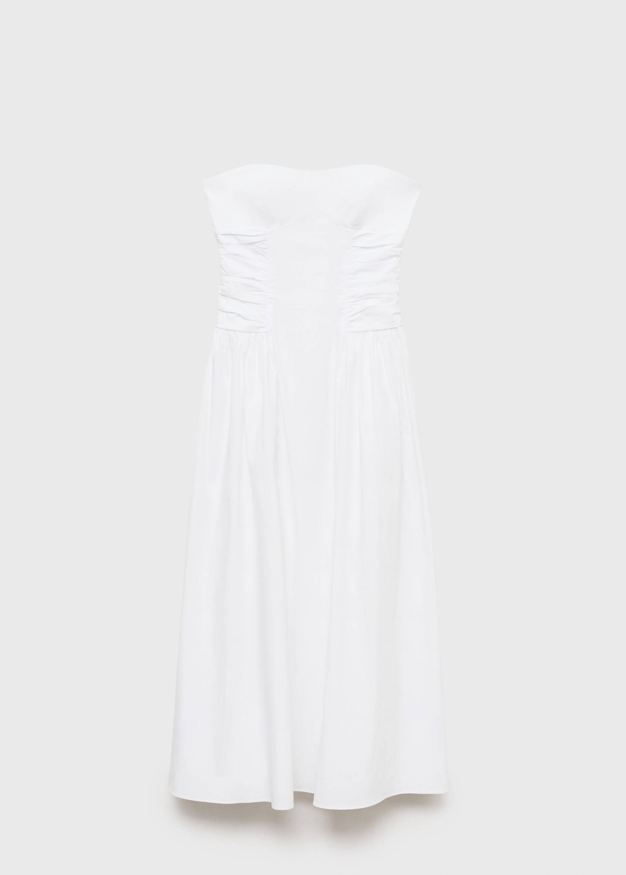 Vestito midi senza spalline - Articolo senza modello