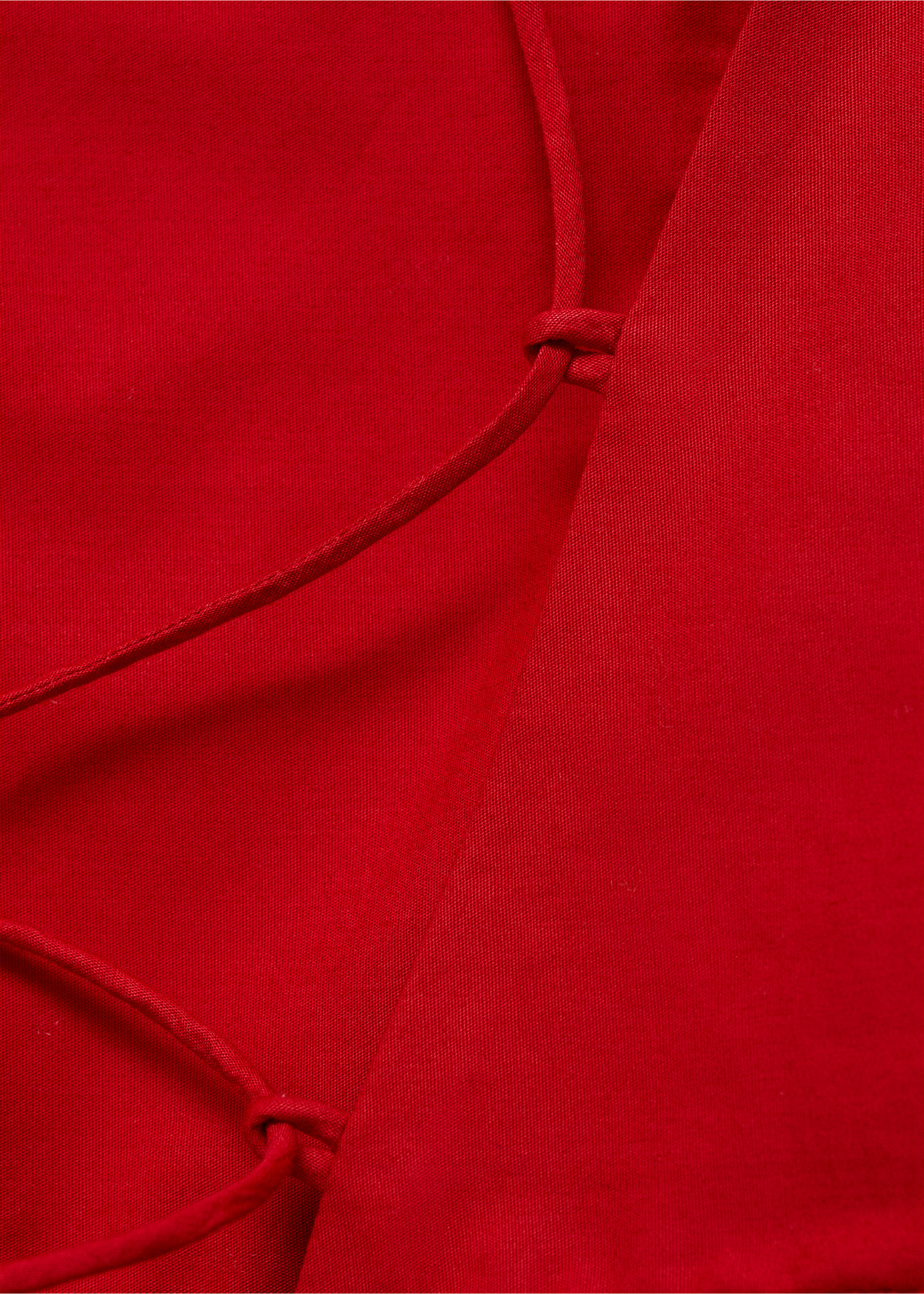 Vestido halter espalda cruzada - Detalle del artículo 0, Pimentón. Ref: 17001276-00.