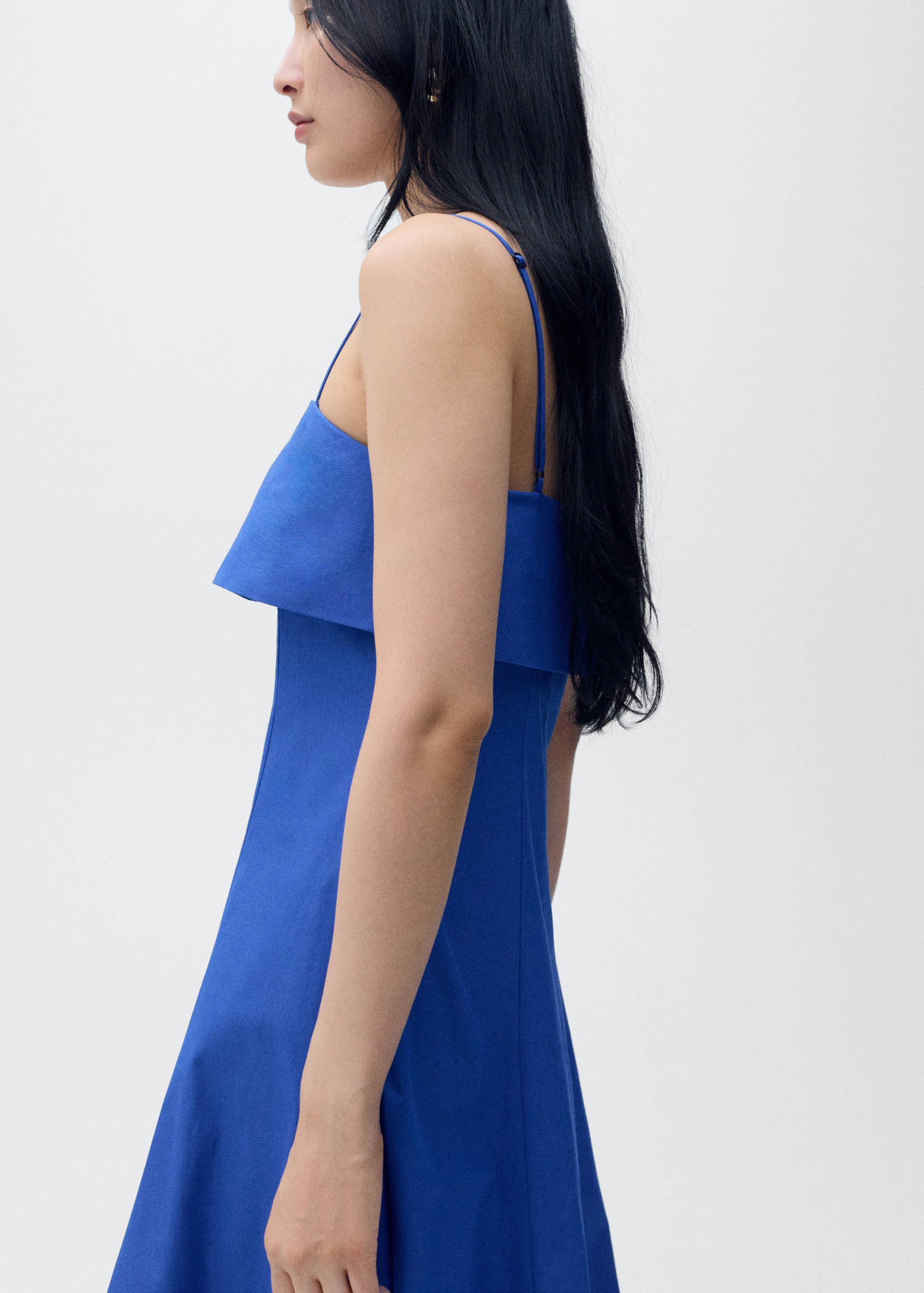 Flared cotton dress - Details of the article 2