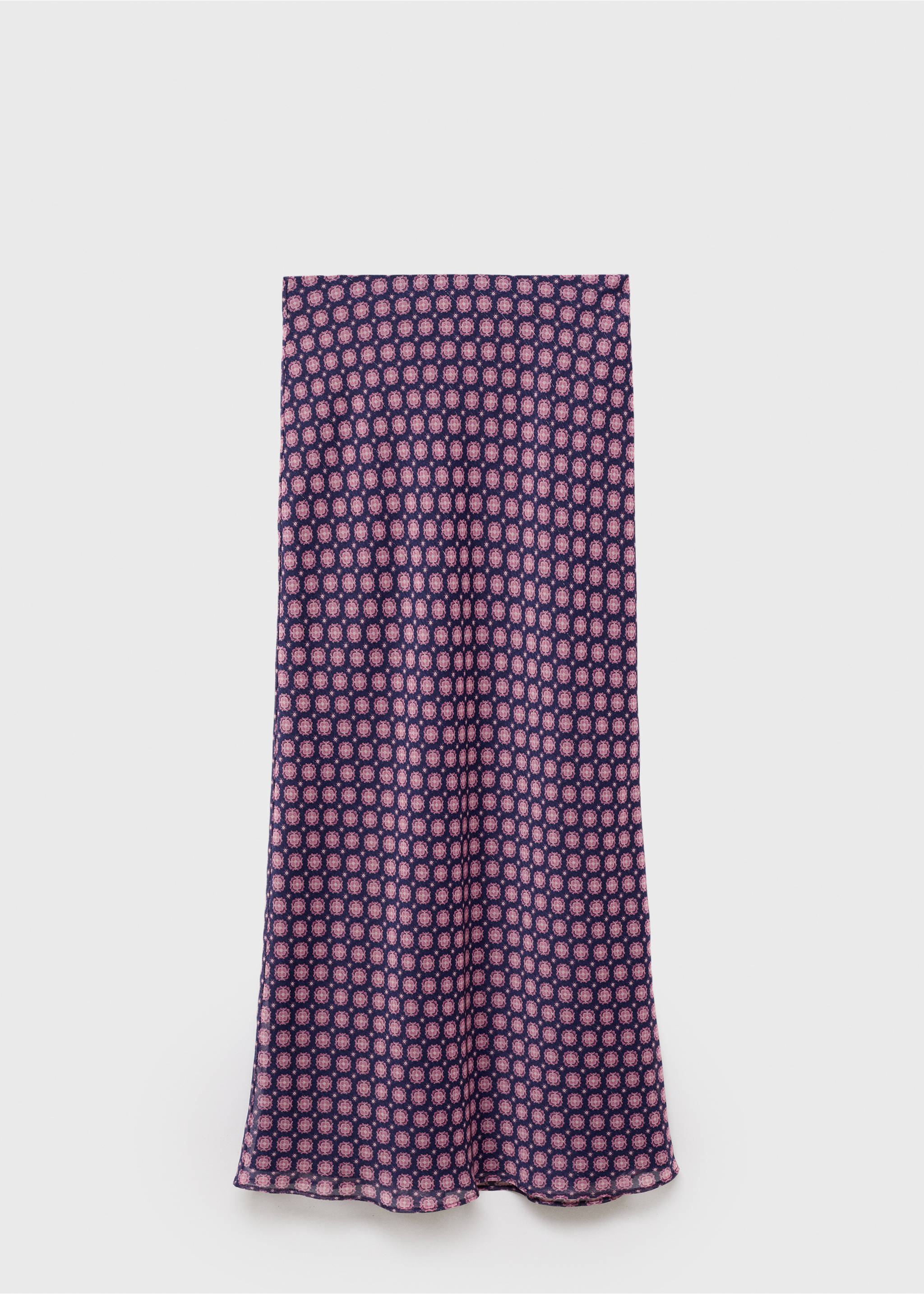 Flowy printed skirt - Article without model, Maroon. Ref: 17001292-00.