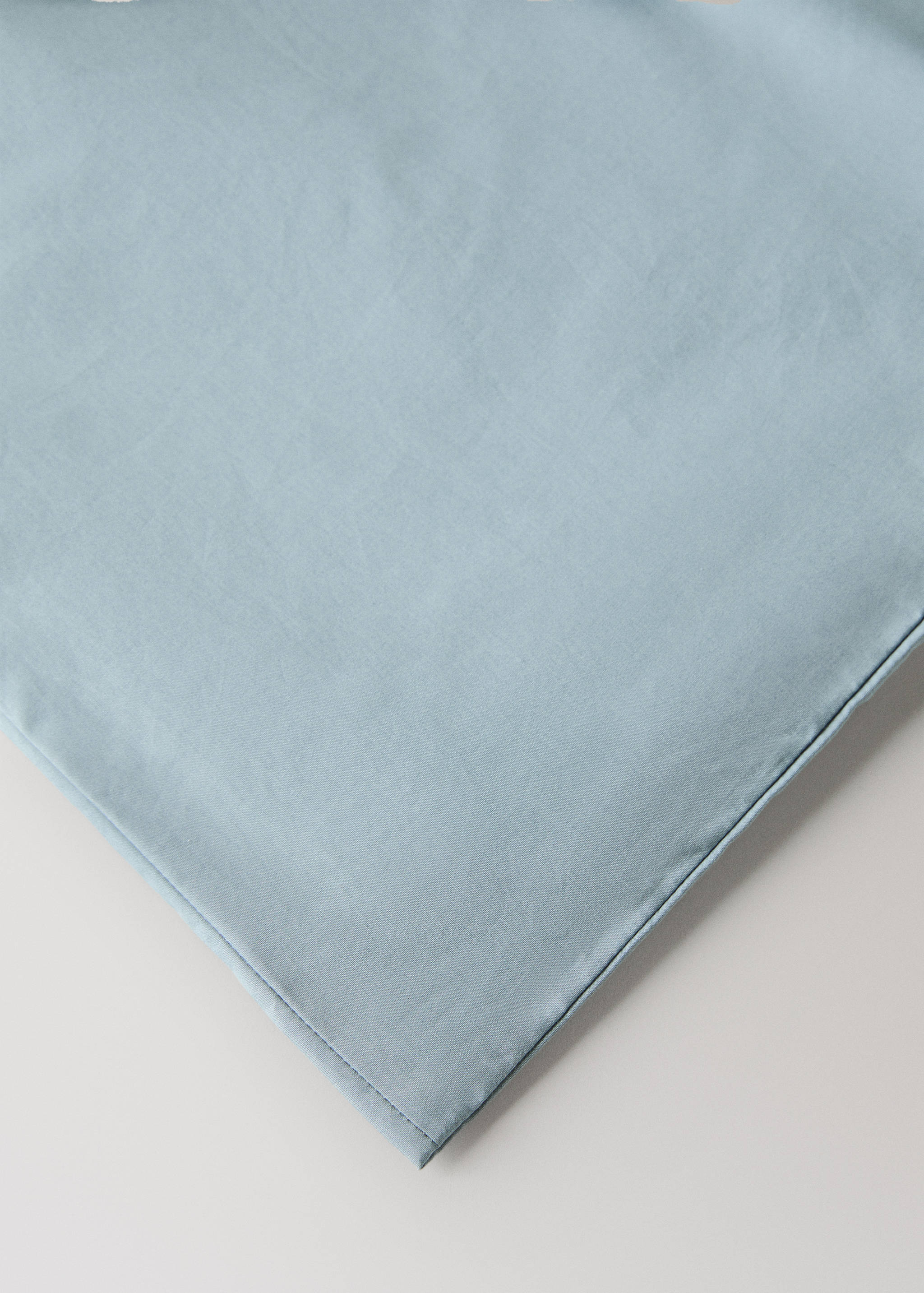 Percale cotton duvet cover Superking bed - Details of the article 3