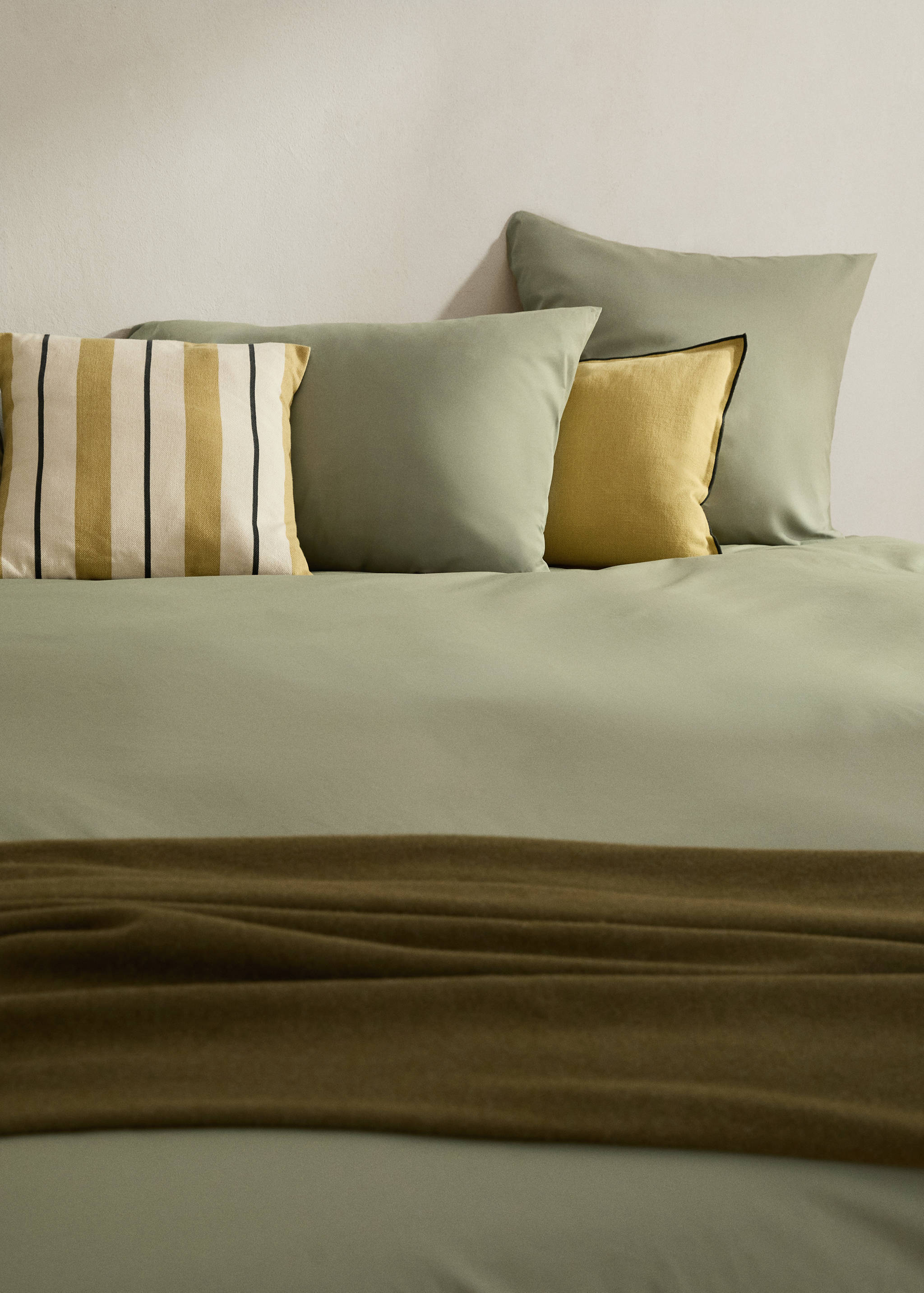 Percale cotton duvet cover King bed - Details of the article 7