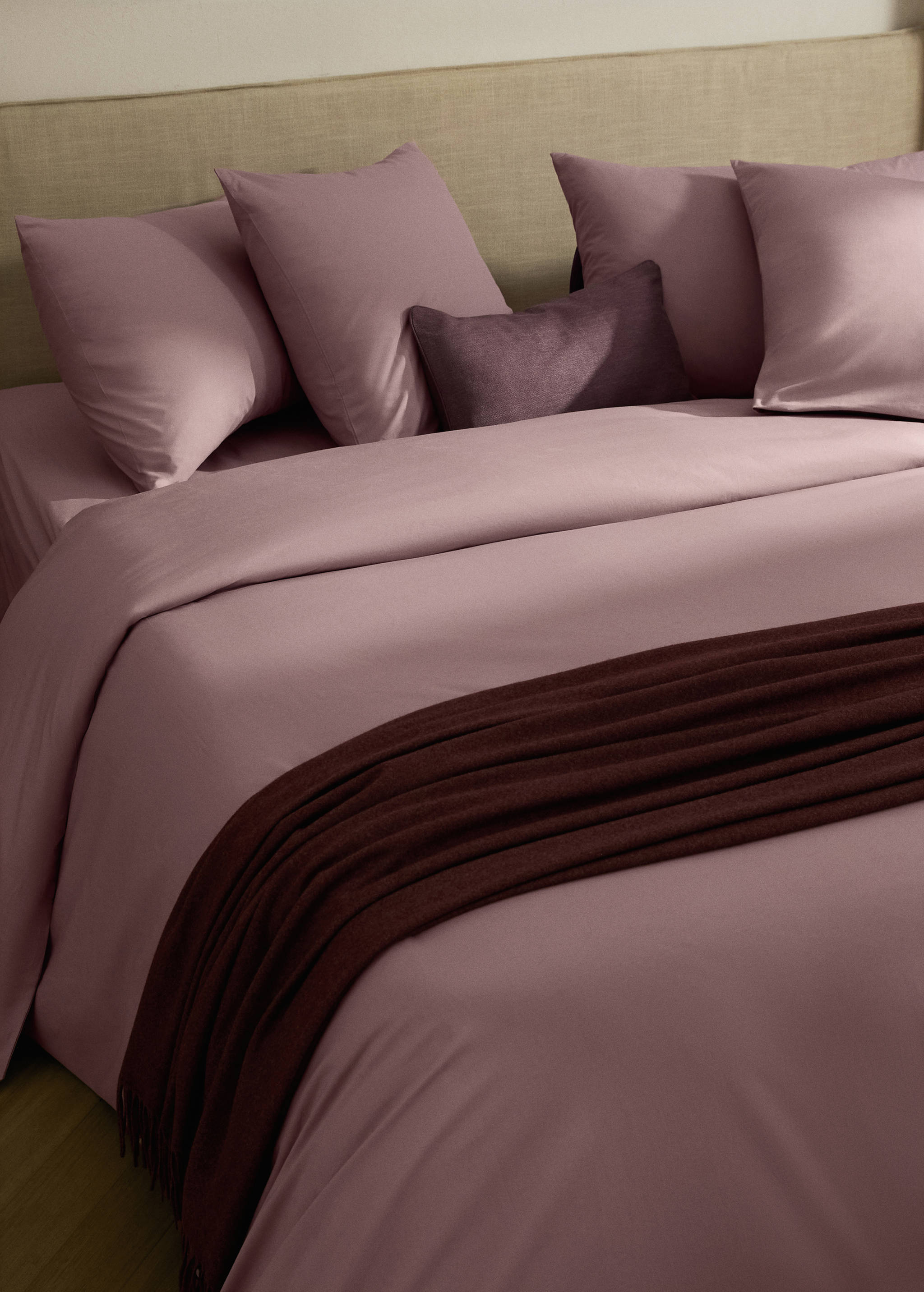 Percale cotton duvet cover King bed - Details of the article 7