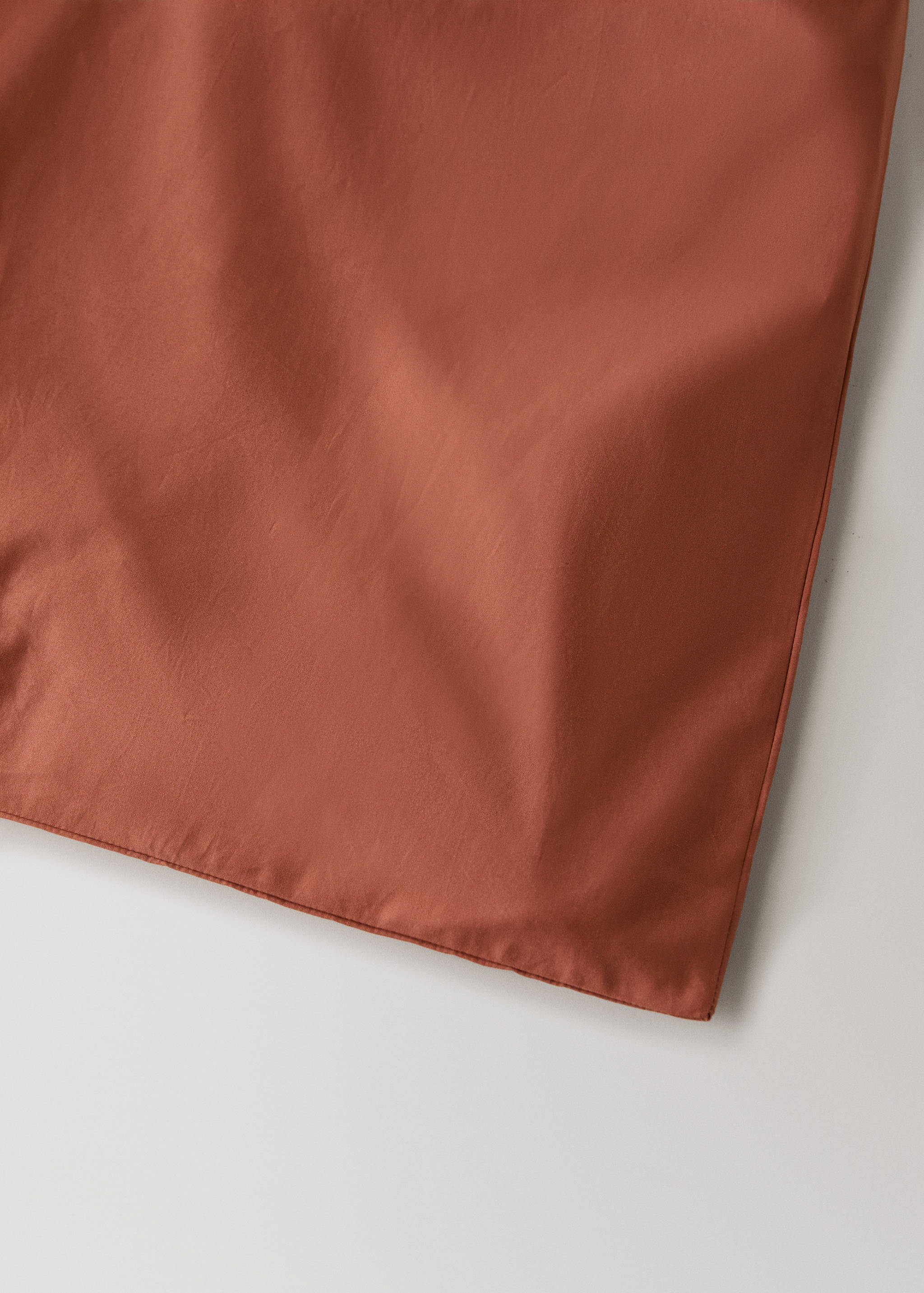Percale cotton duvet cover King bed - Details of the article 3