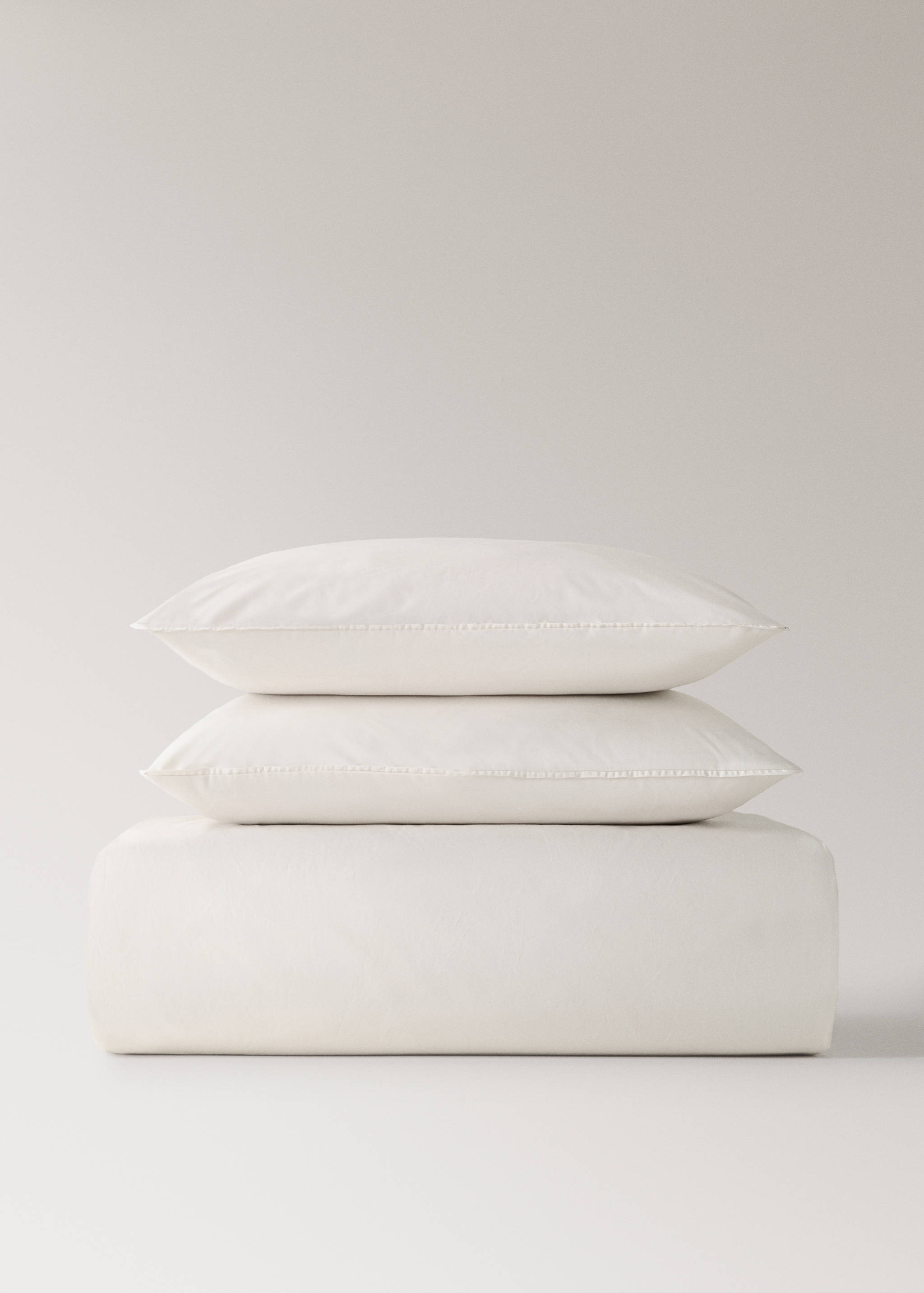 Bettbezug aus Baumwoll-Perkal mit Fadendichte 300 für 90 cm Bett - Artikel ohne Model