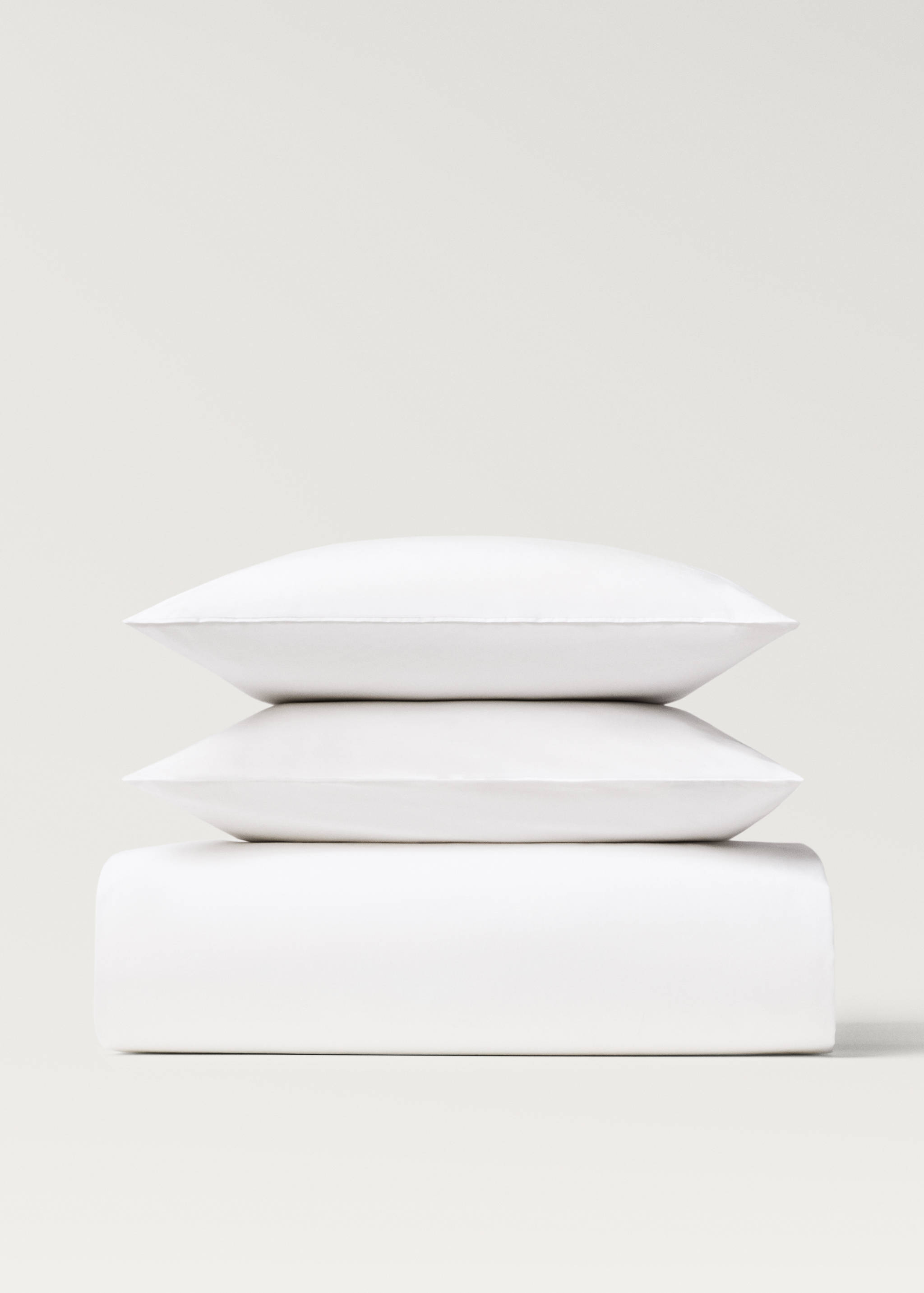 Bettbezug aus Baumwoll-Perkal mit Fadendichte 300 für 135/140 cm Bett - Artikel ohne Model