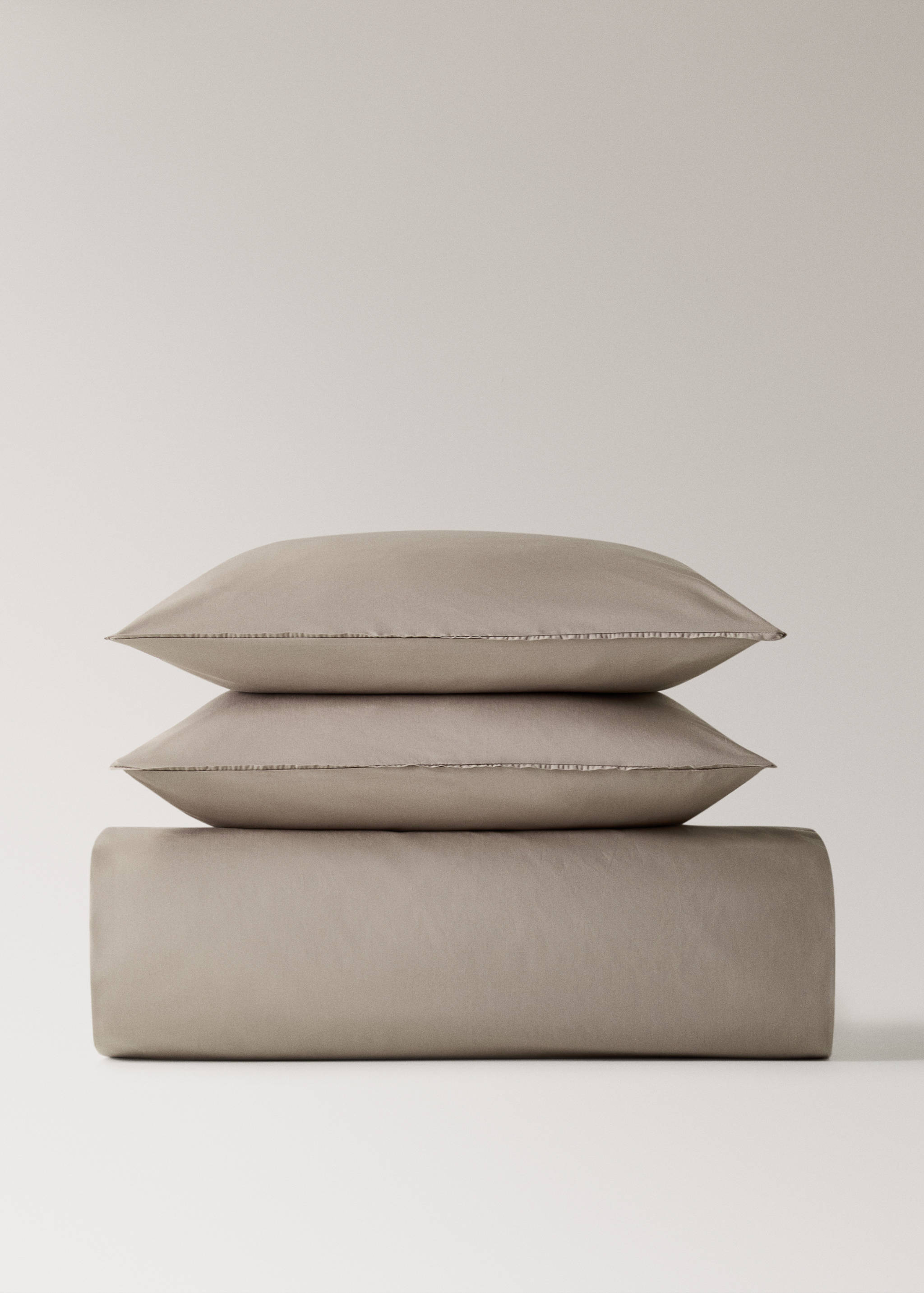 Bettbezug aus Baumwoll-Perkal mit Fadendichte 300 für 135/140 cm Bett - Artikel ohne Model