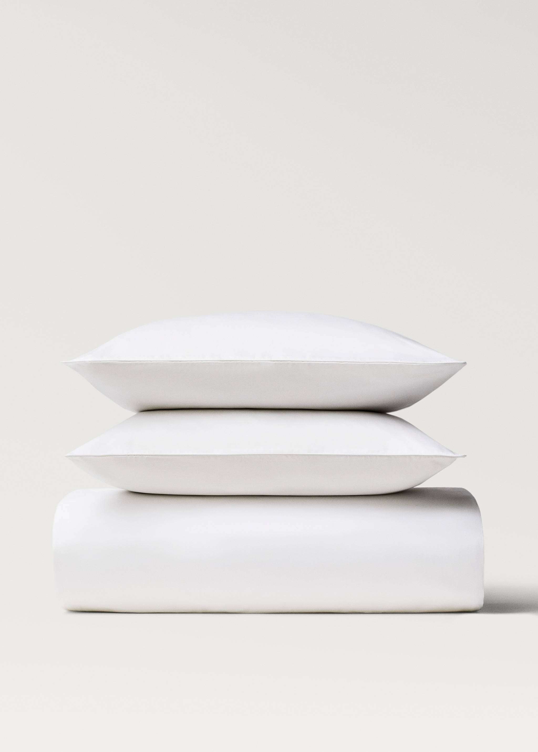 Housse de couette coton satin 600 fils lit 90 cm - Article sans modèle