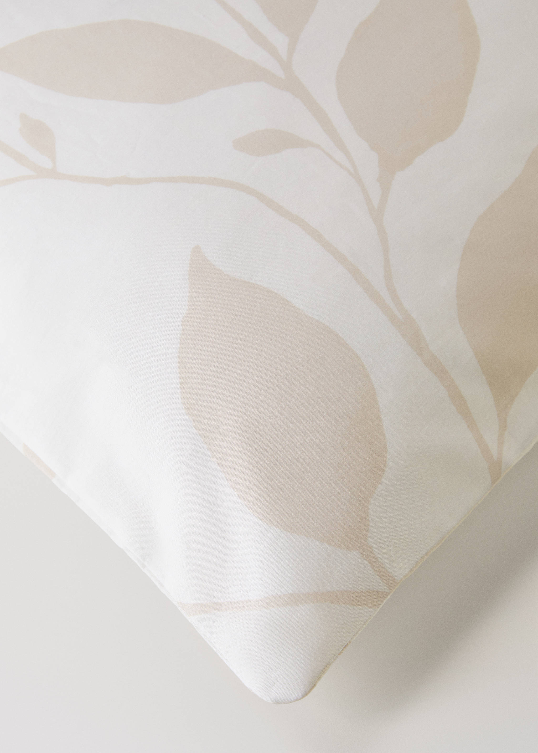 200-thread count percale cotton floral-print duvet cover for 180/200 cm bed - Details of the article 3