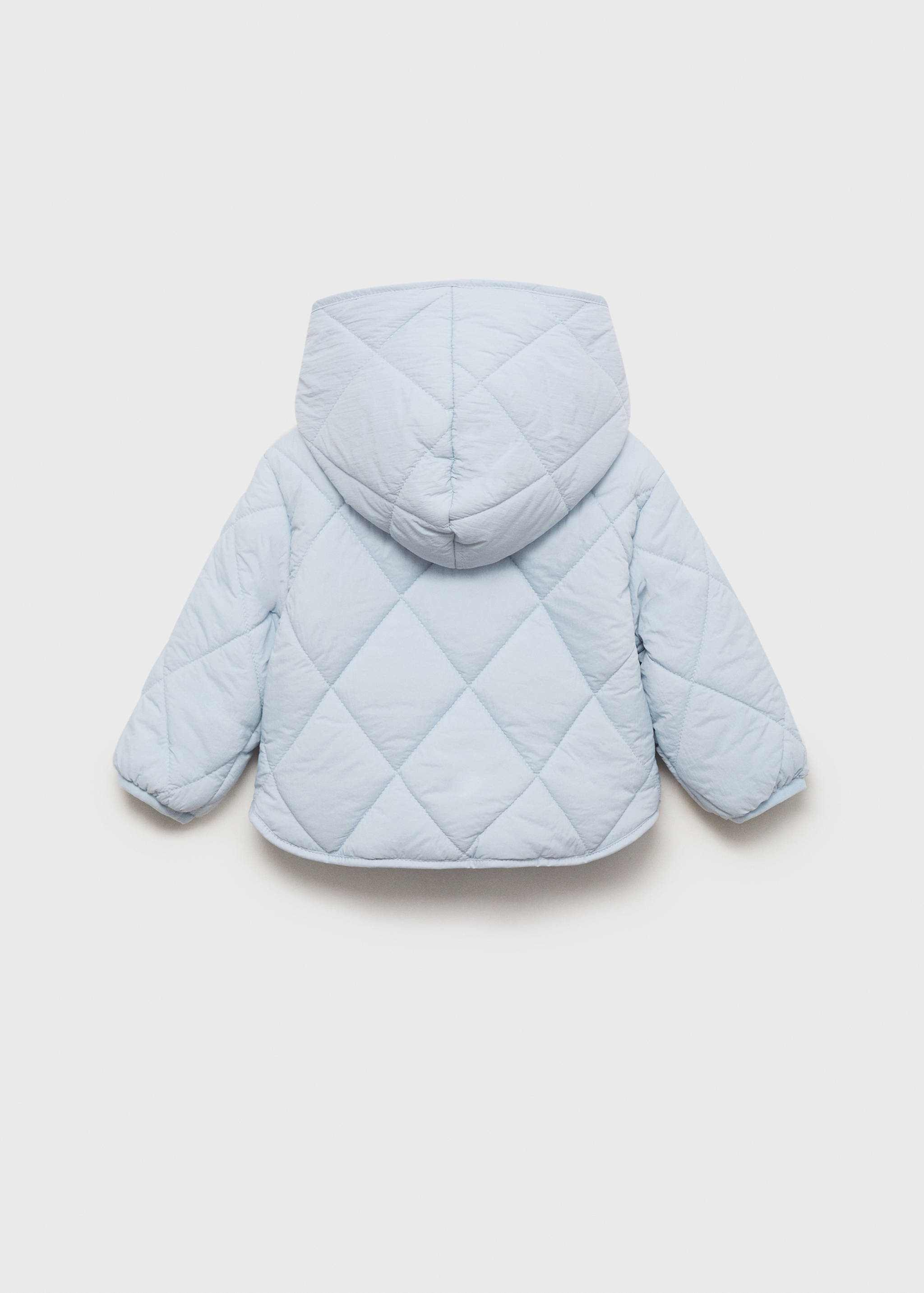 Hood puffer coat - Reverse of the article