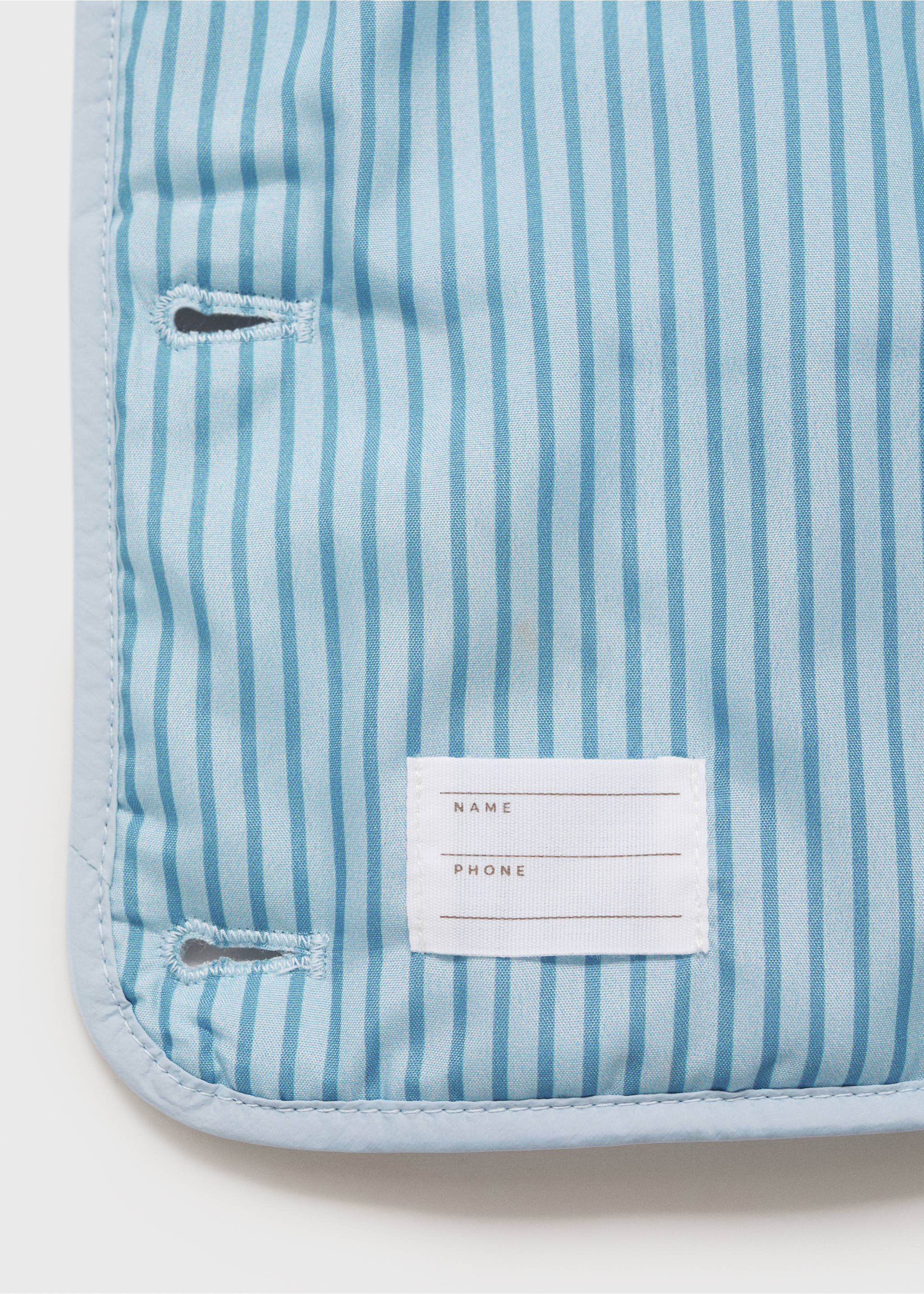 Hood puffer coat - Details of the article 0, Sky Blue. Ref: 17002534-00.