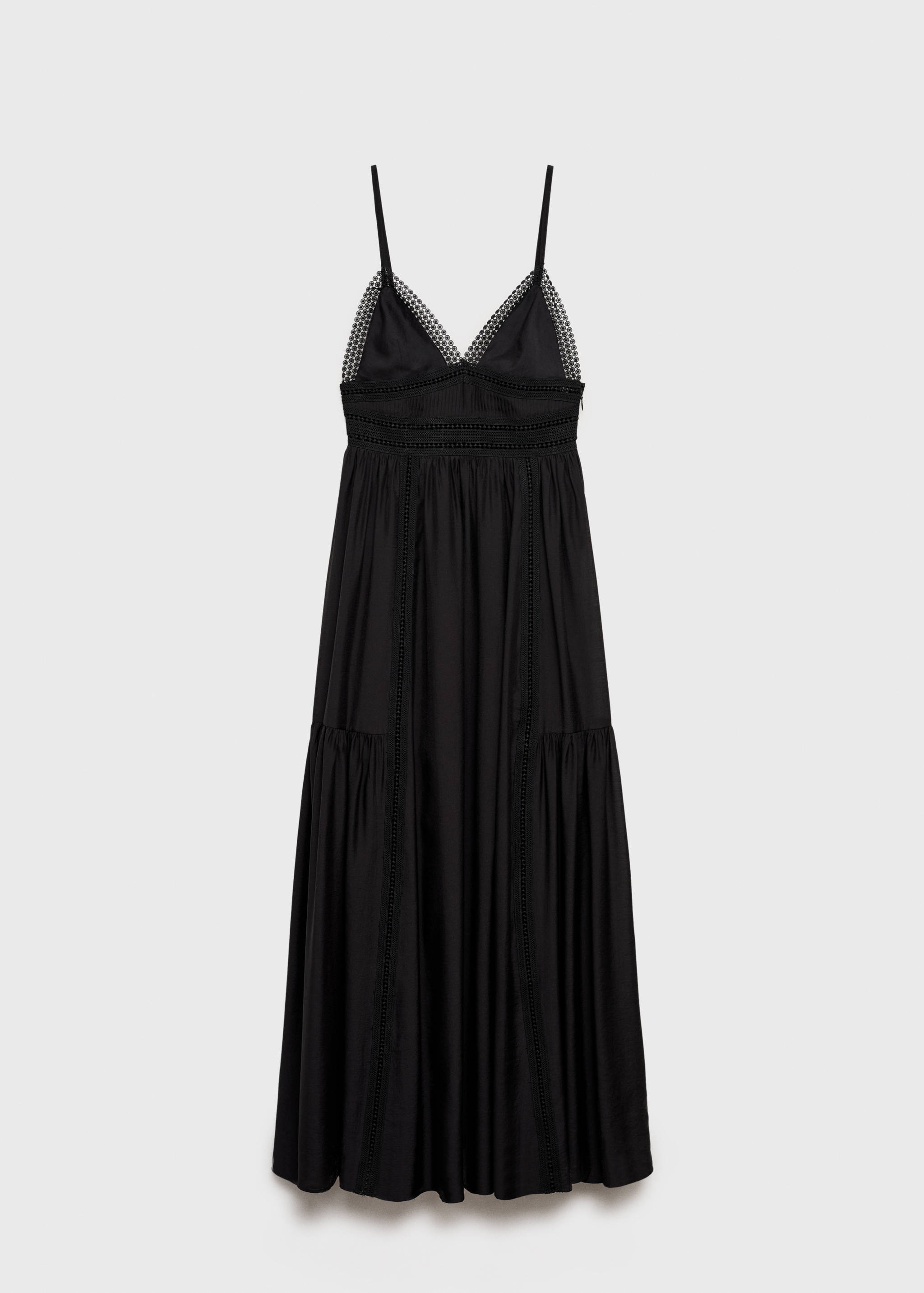 Long dress with lace details - Article without model