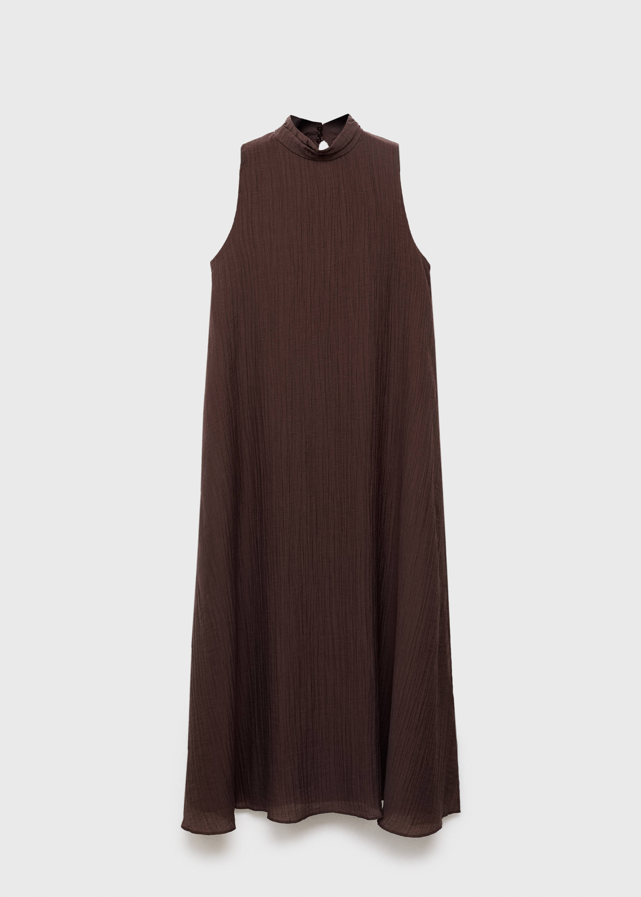 Halter-neck lyocell dress - Article without model