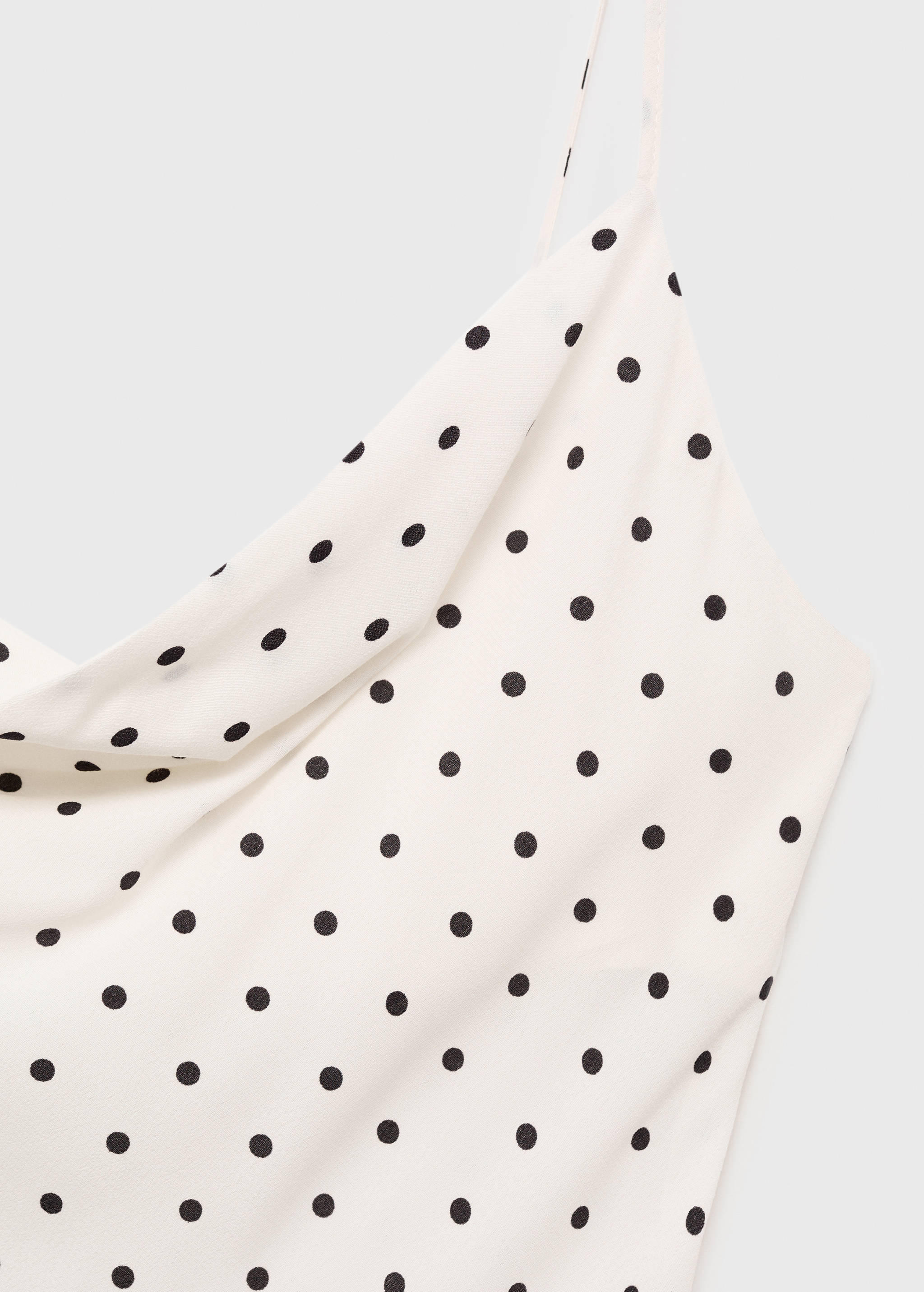 Midi-dress with draped neckline - Details of the article 8