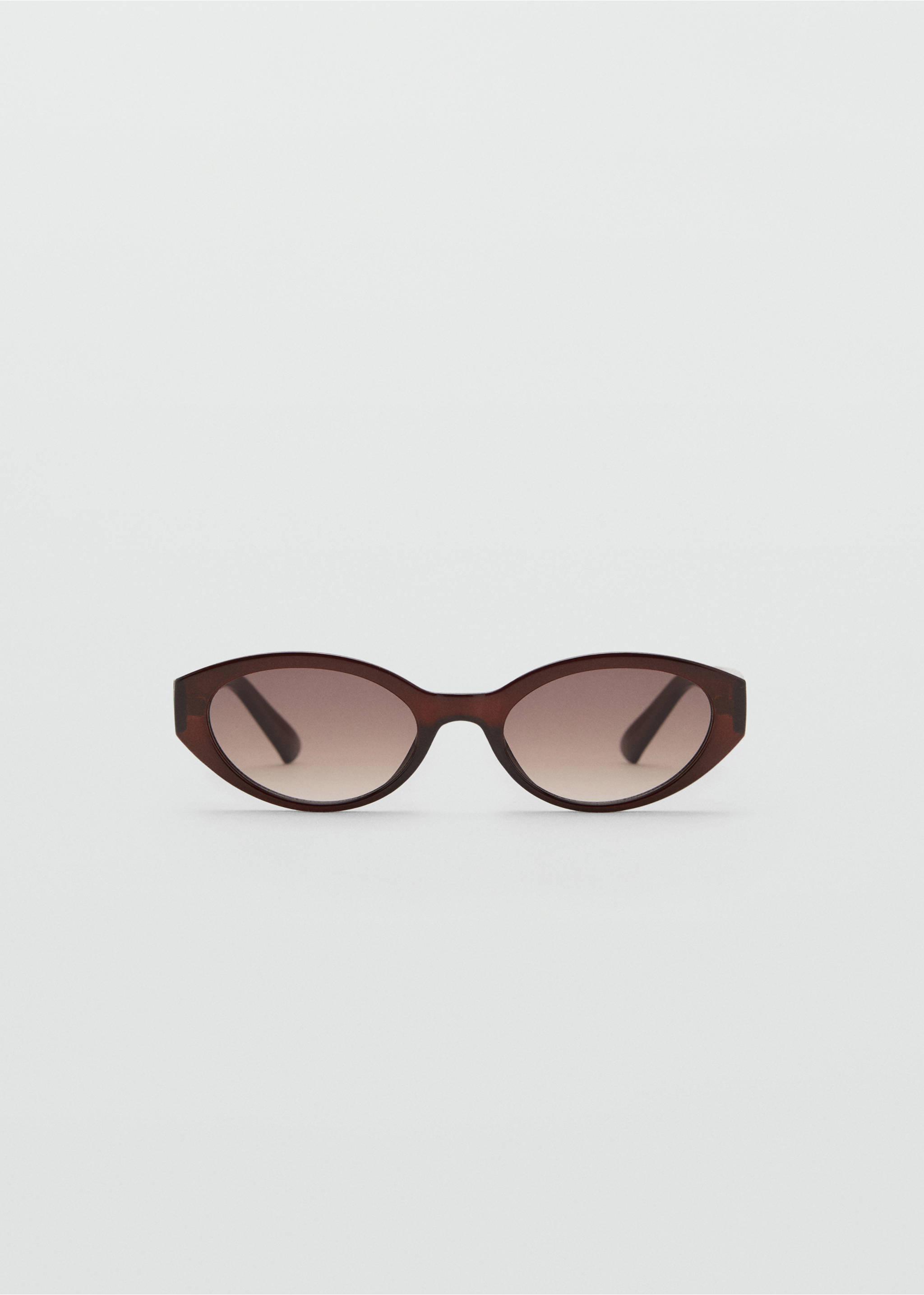 Cat-eye sunglasses - Article without model, Brown. Ref: 17002547-00.