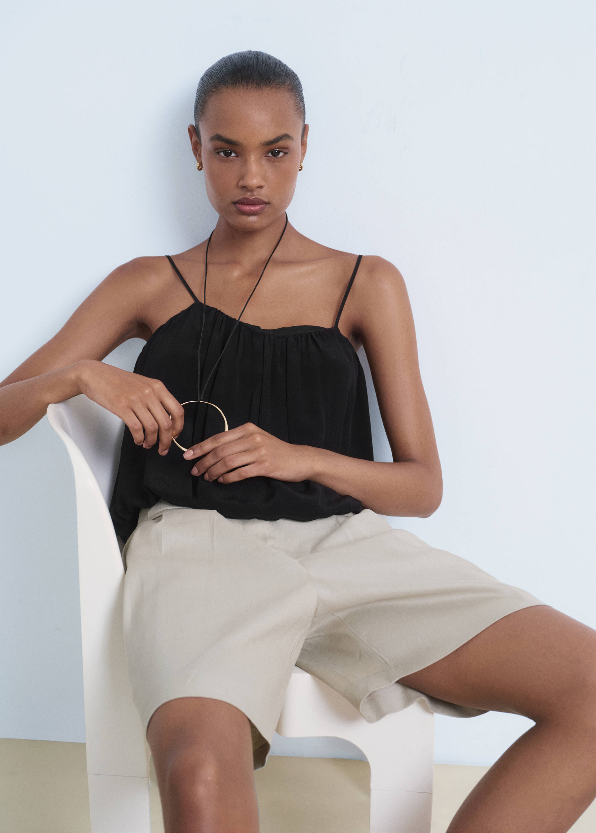 Balloon crop top - Details of the article 3