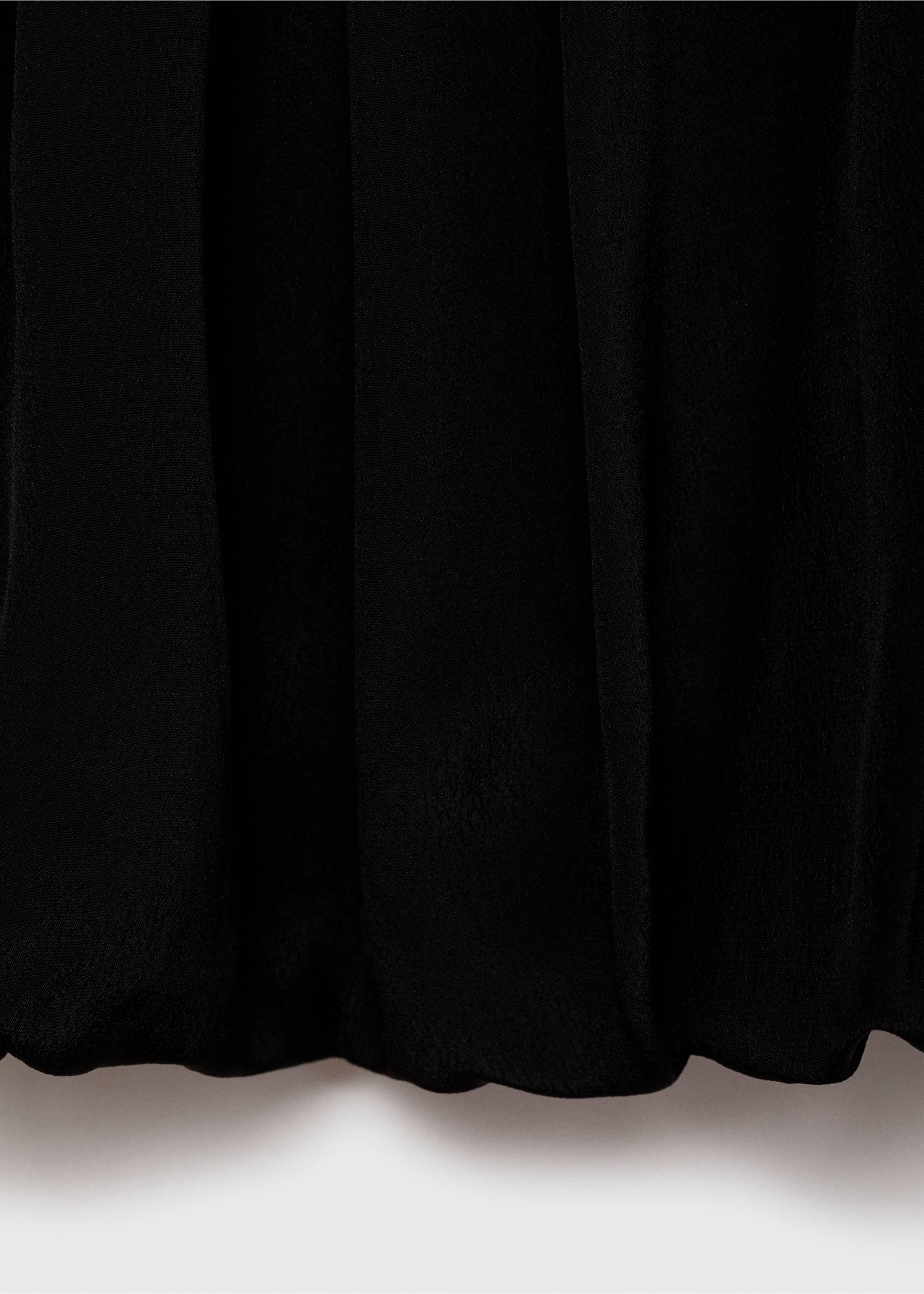 Balloon crop top - Details of the article 0, Black. Ref: 17002906-00.