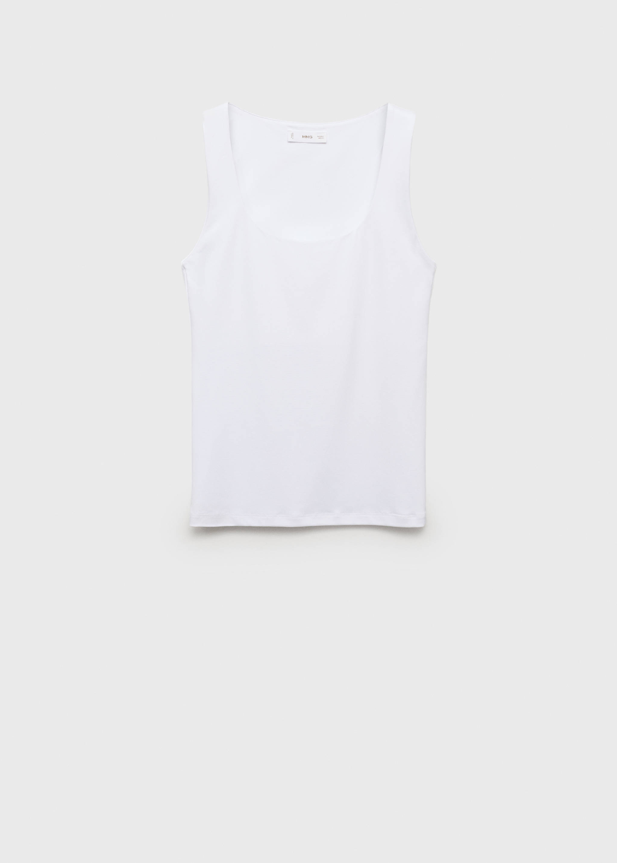 Plain strapless top - Article without model