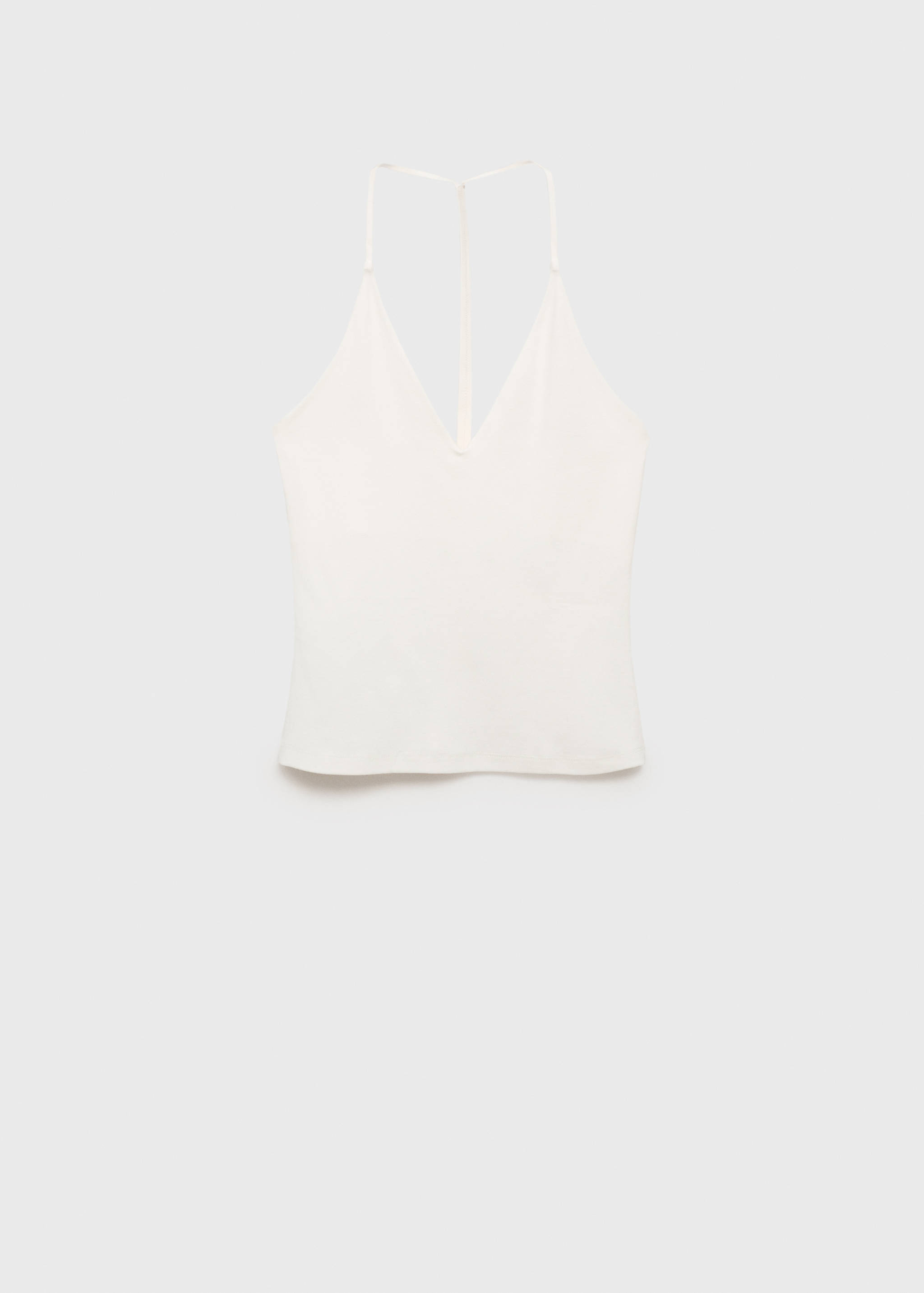 Open-back cotton top - Article without model