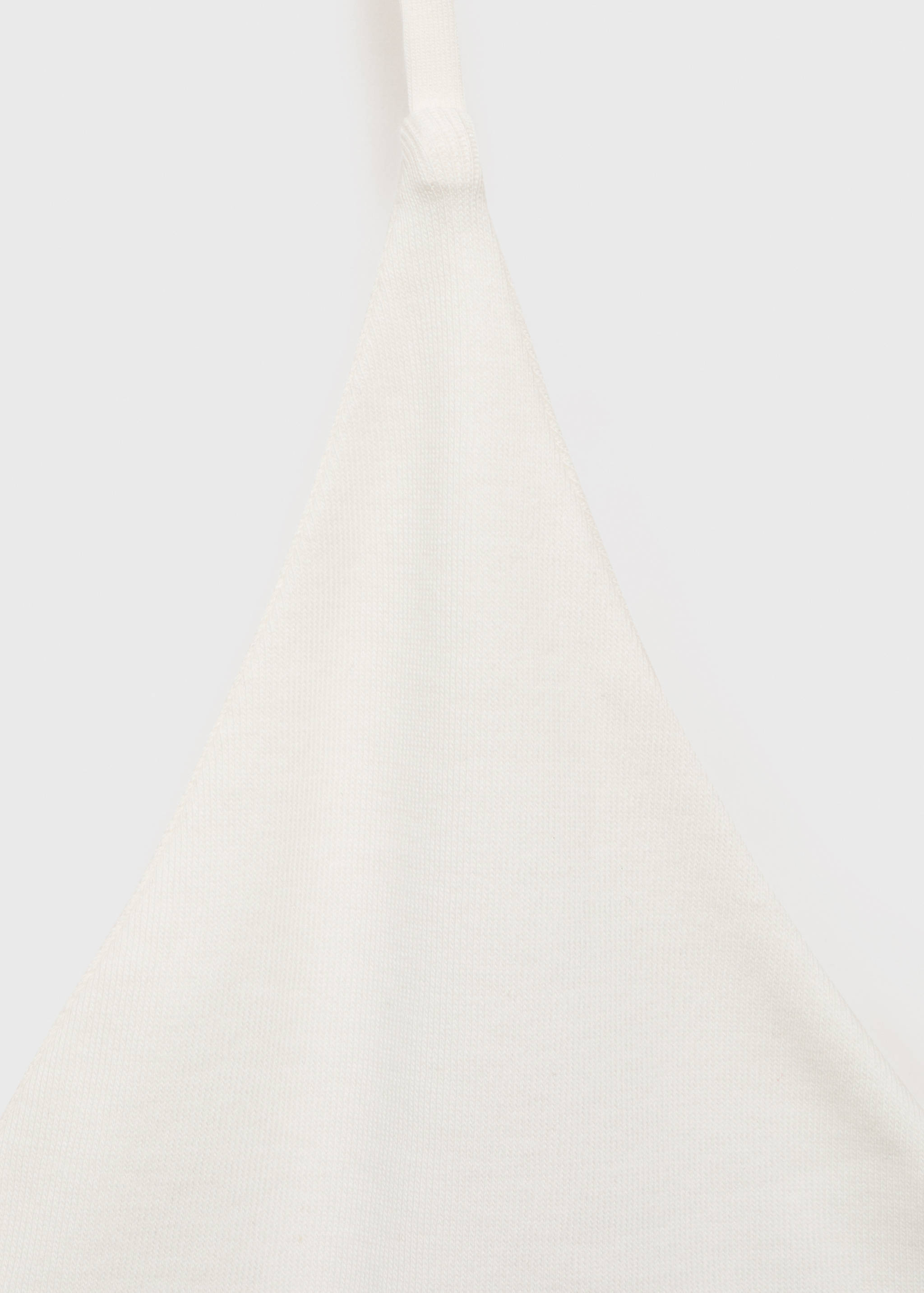 Open-back cotton top - Details of the article 0