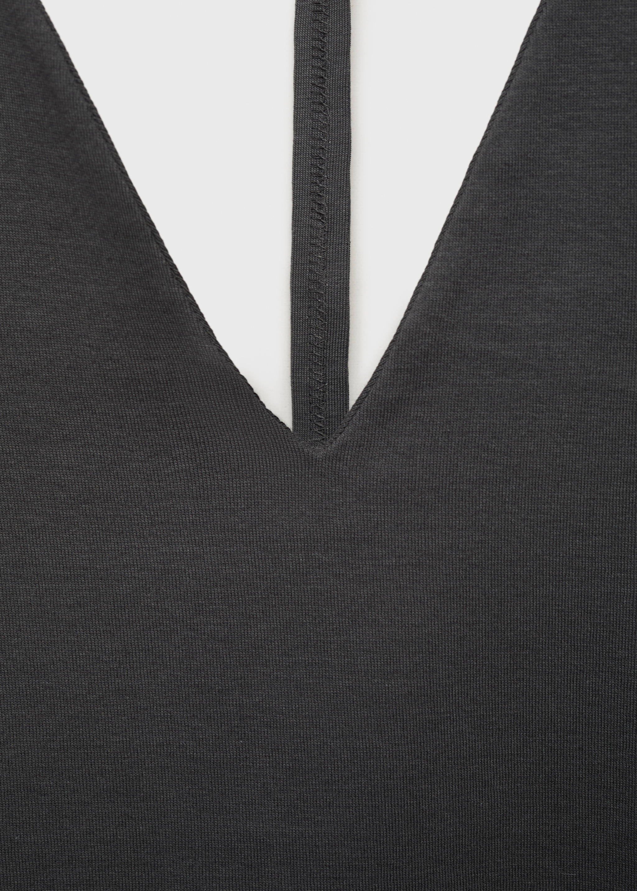 Open-back cotton top - Details of the article 8