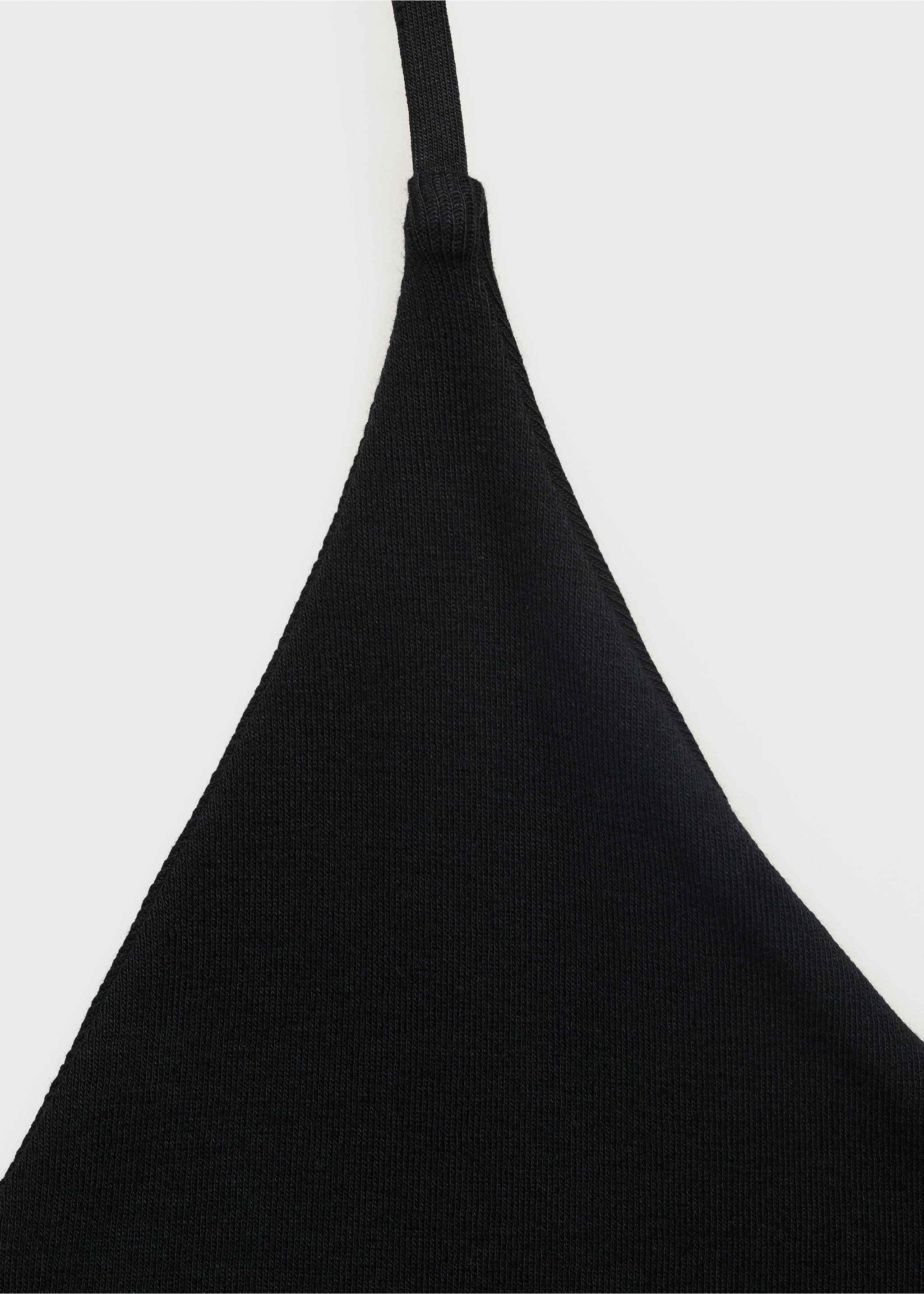 Top algodón espalda abierta - Detalle del artículo 0, Negro. Ref: 17002911-00.