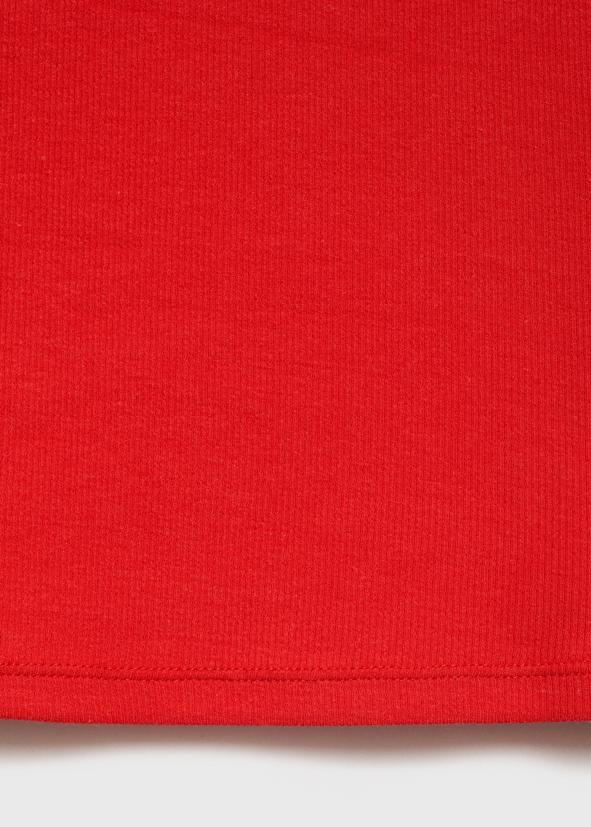 Asymmetrical top with contrasting trim - Details of the article 0