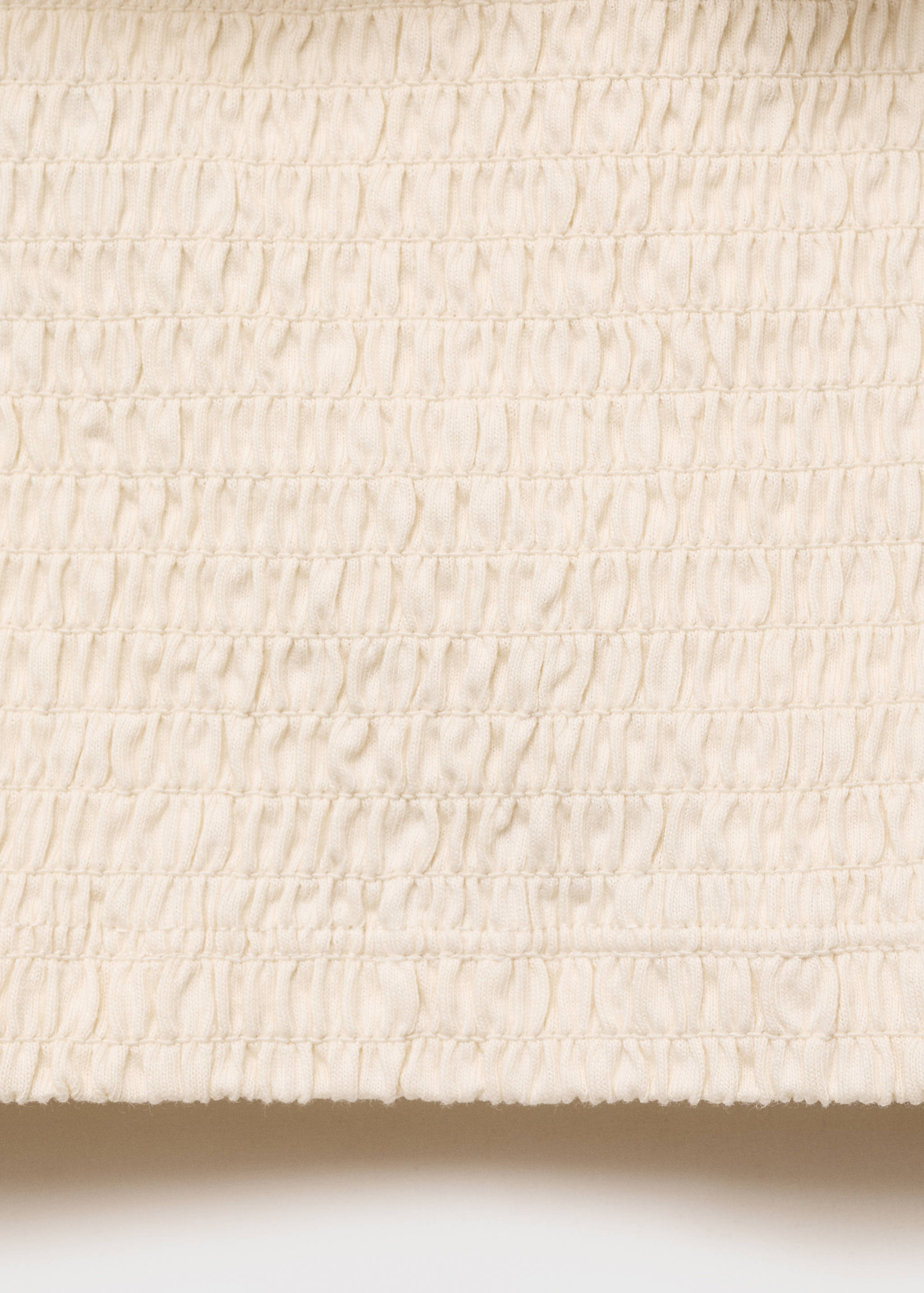 Strapless top with ruffles - Details of the article 8