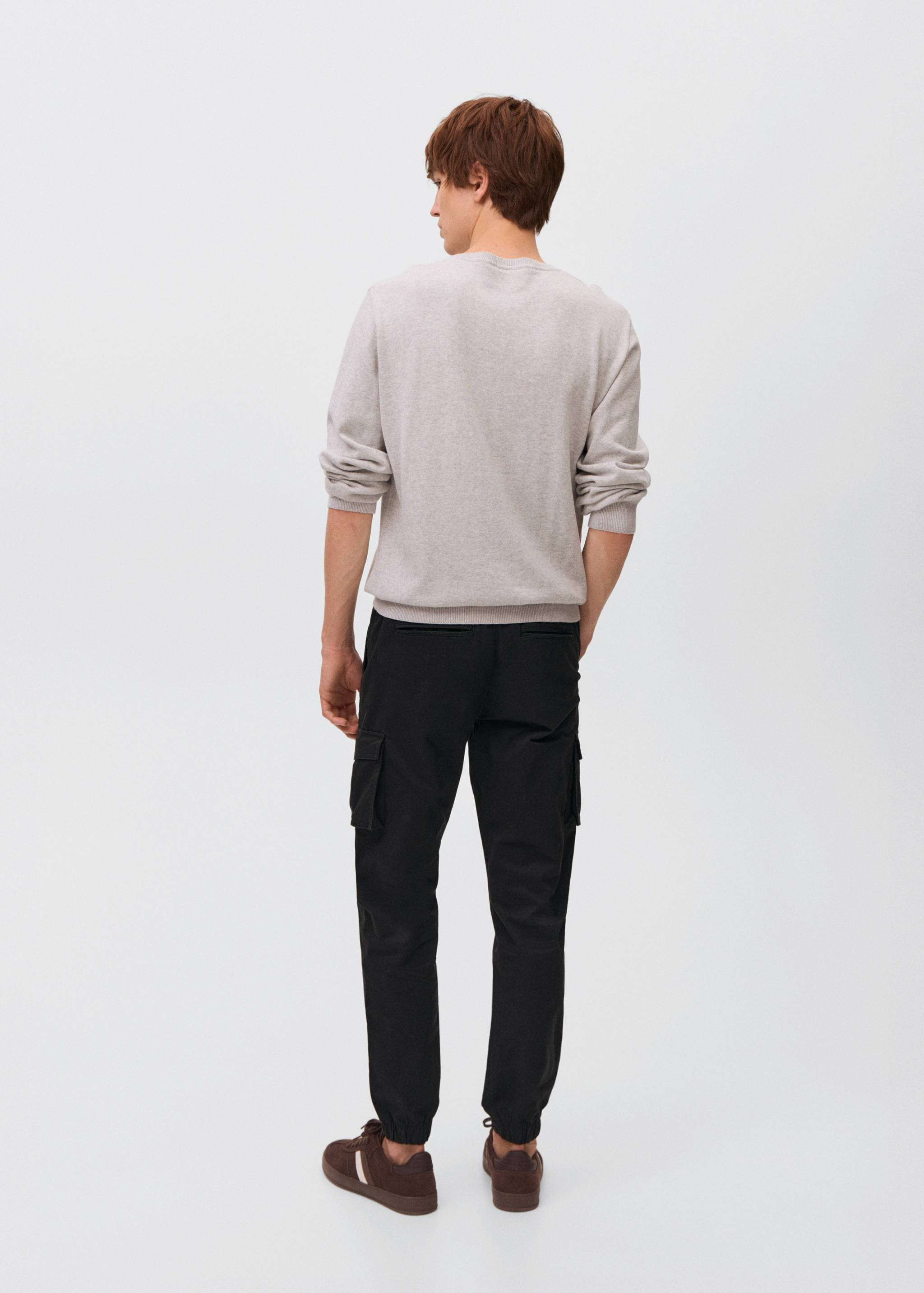 Cargo joggers with drawstring - Reverse of the article