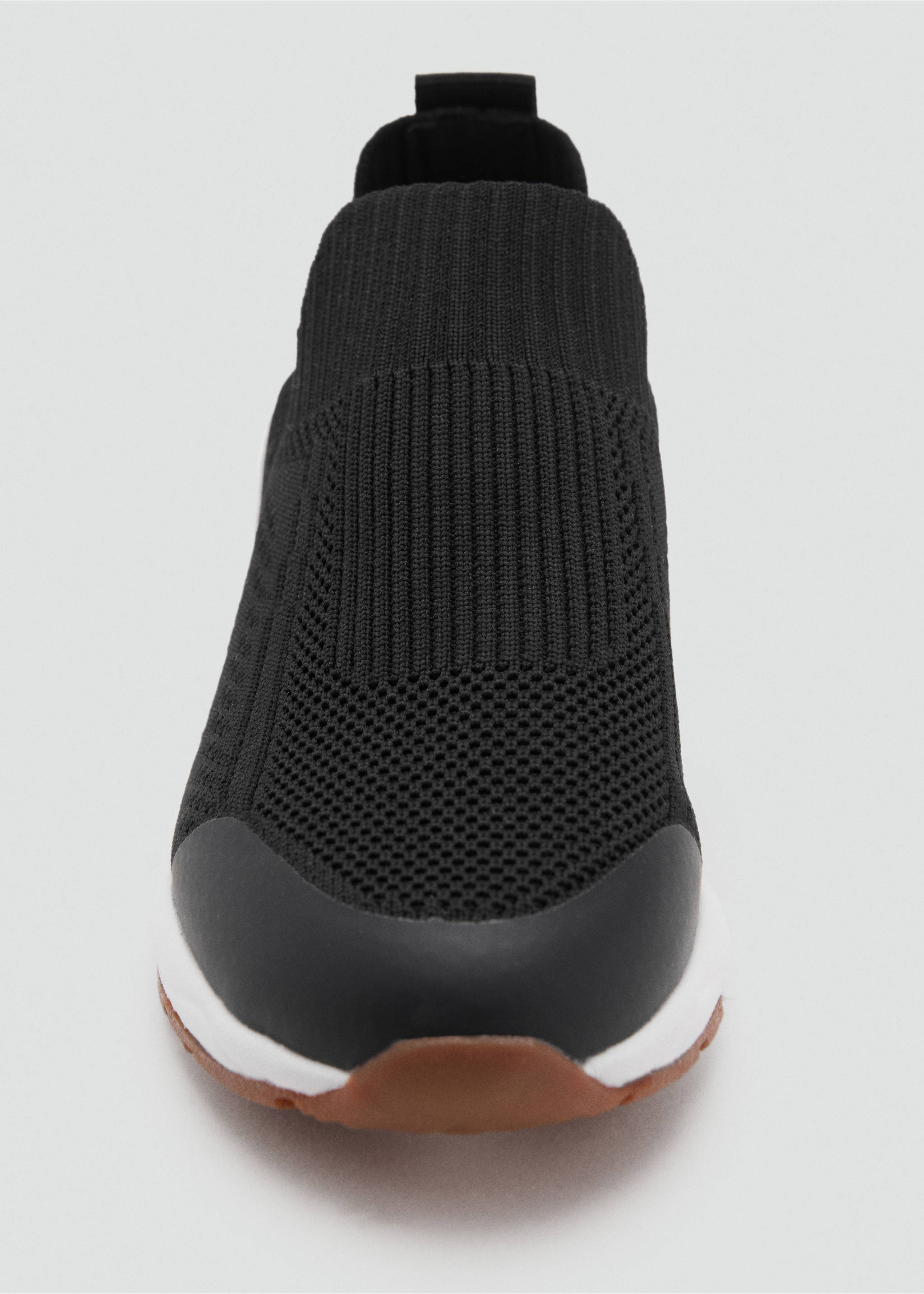 Elastic panel sneakers - Details of the article 2, Black. Ref: 17002921-00.