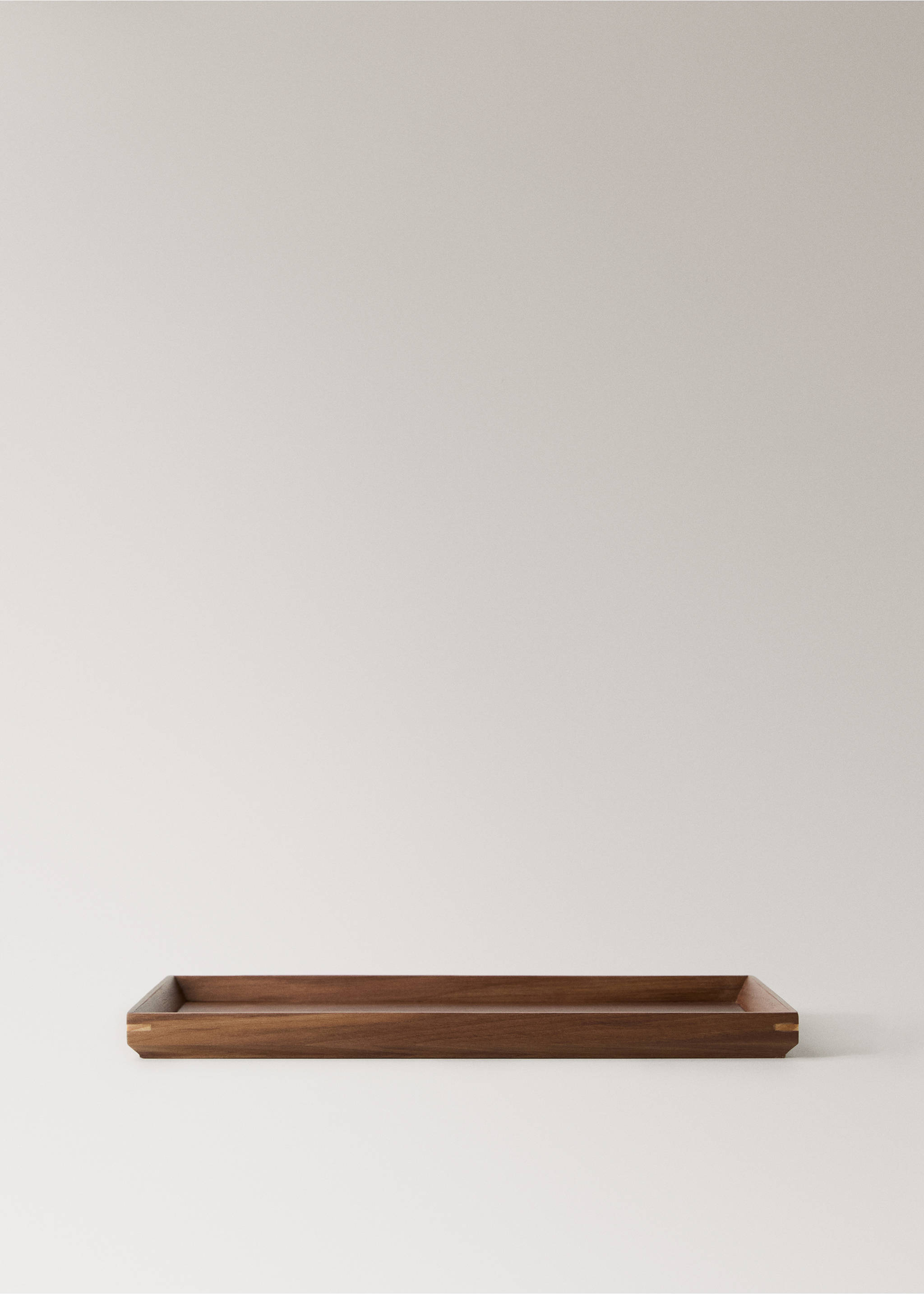 Medium solid wood decorative tray - Article without model, Brown. Ref: 17002930-00.