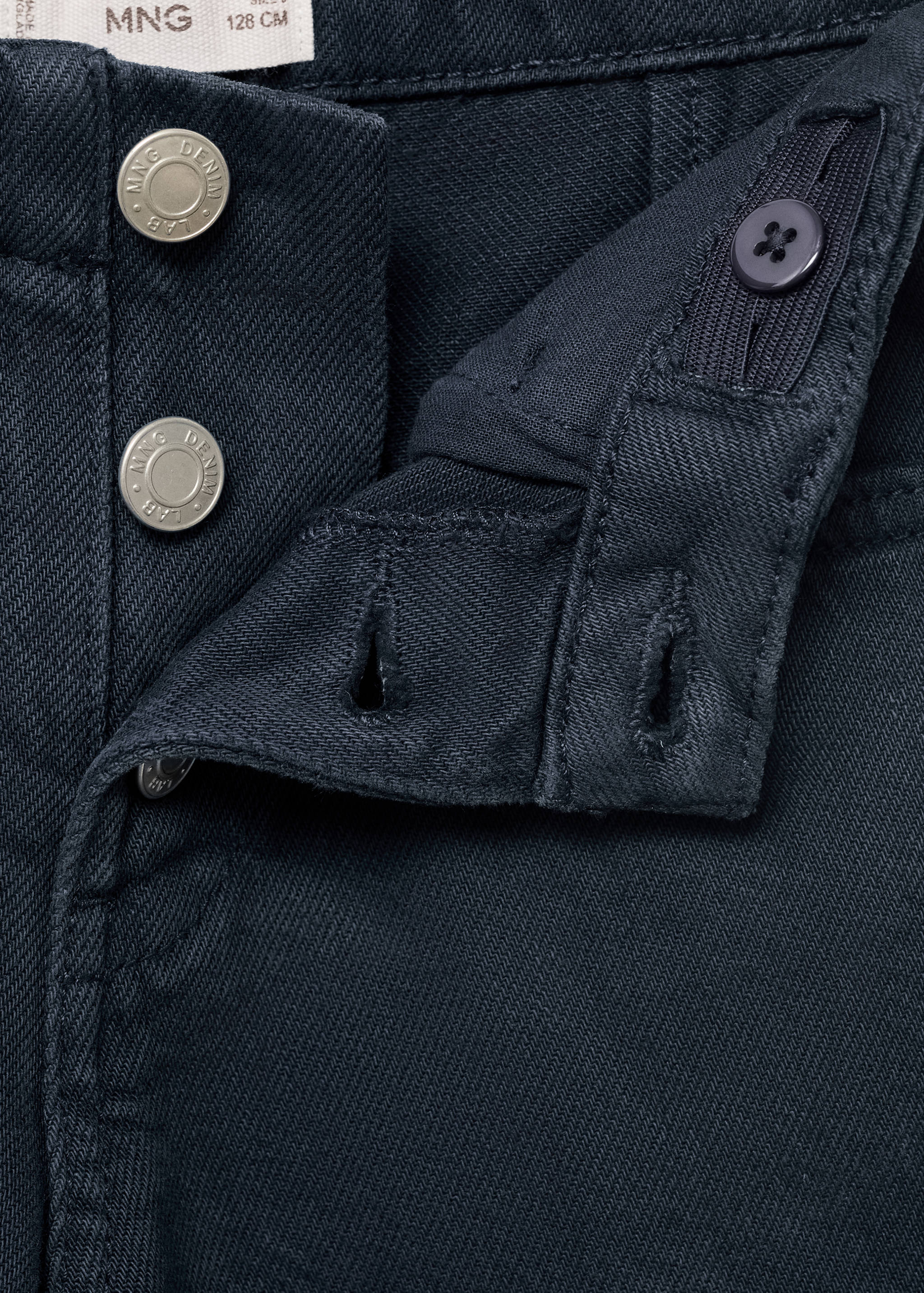 Džíny culotte s knoflíky - Detail zboží 8