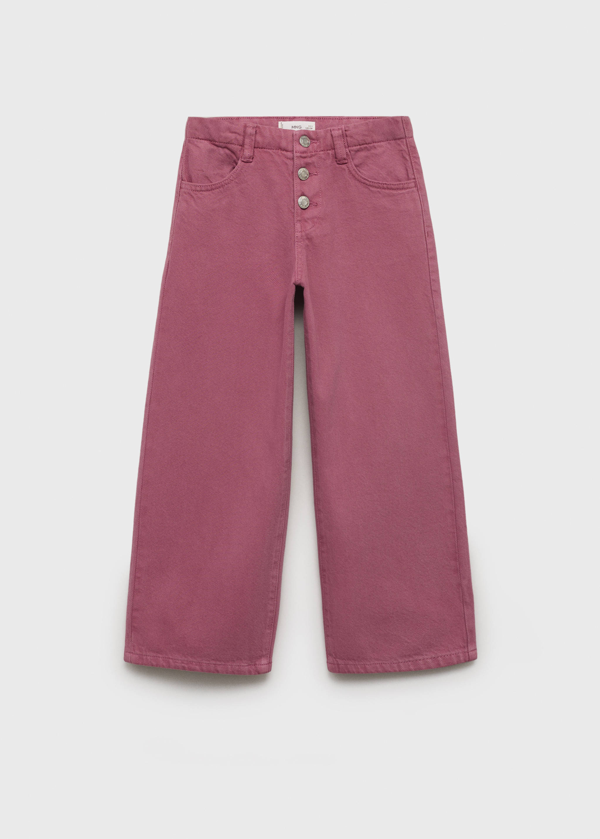 Džíny culotte s knoflíky - Zboží bez modelu