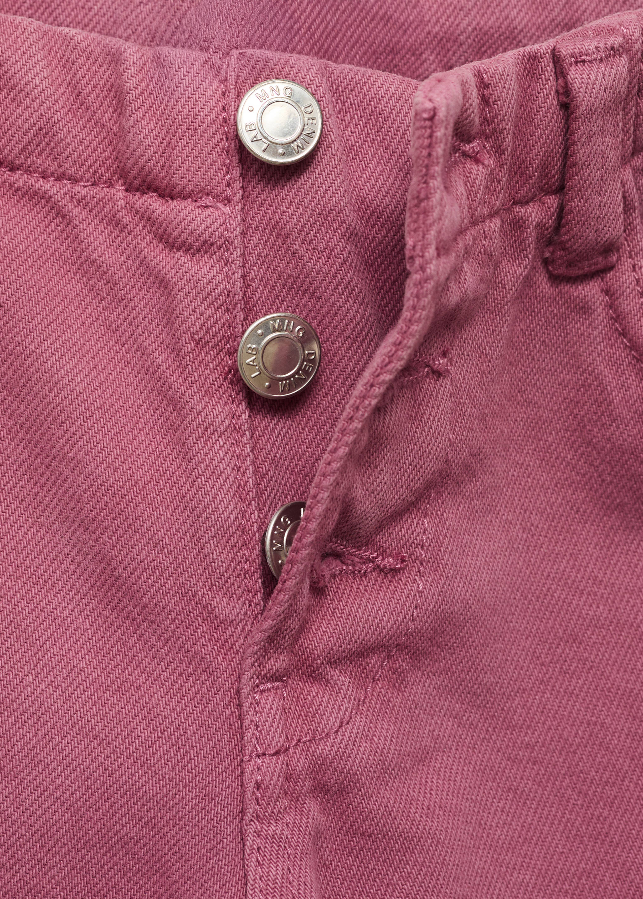 Džíny culotte s knoflíky - Detail zboží 8