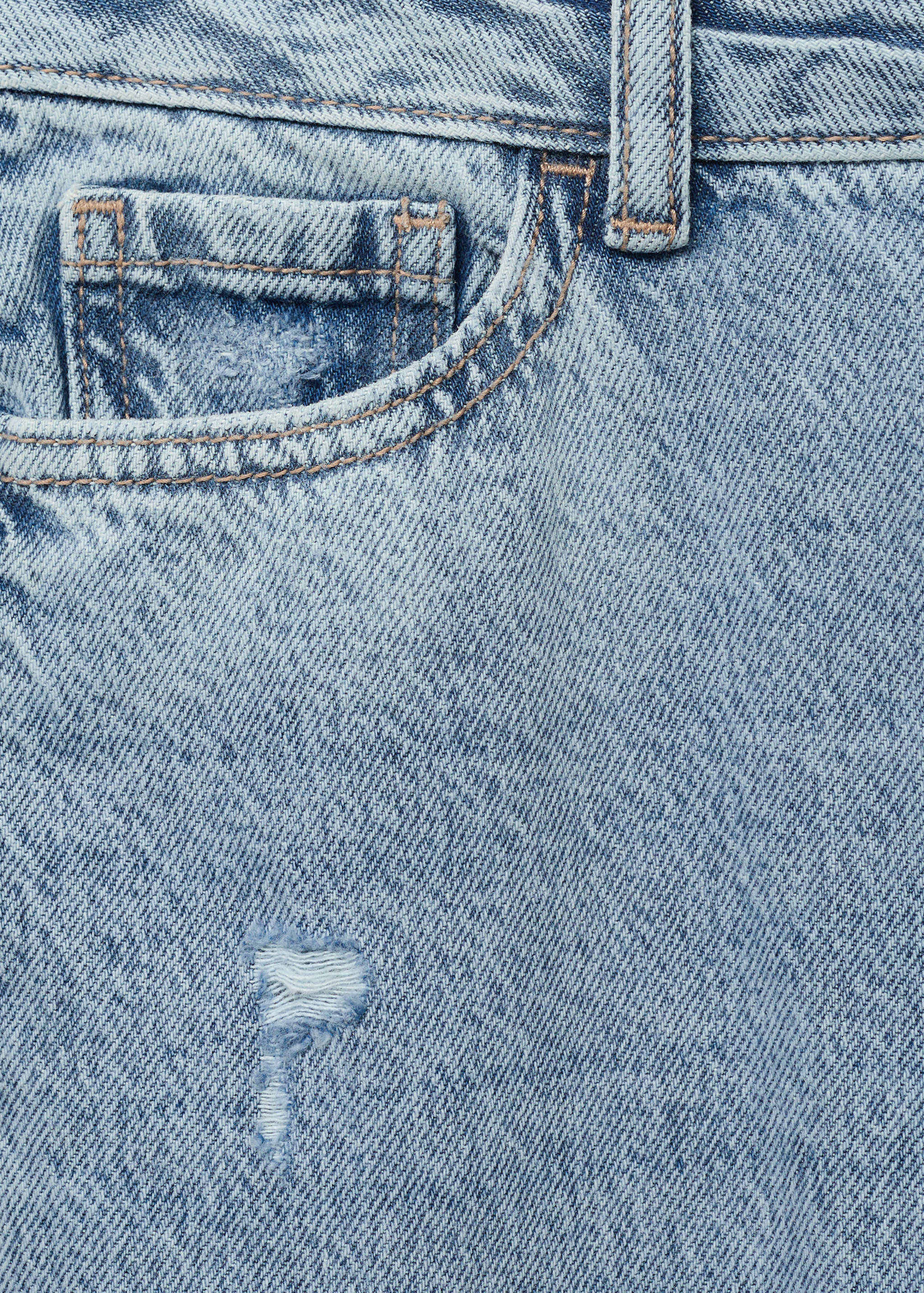 Wideleg-Jeans mit Saum-Umschlag - Detail des Artikels 0
