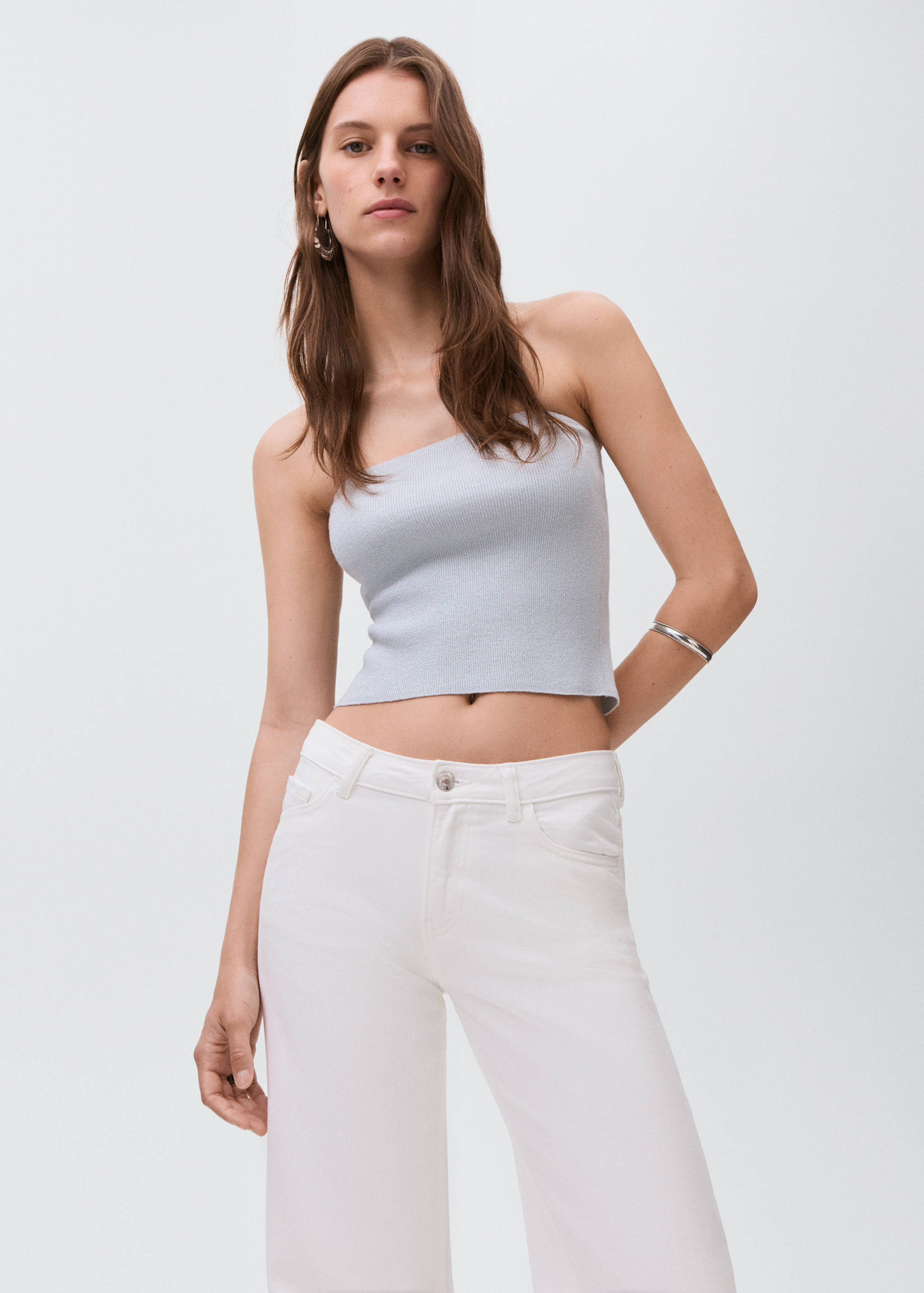 Wideleg-Jeans mit Saum-Umschlag - Detail des Artikels 6