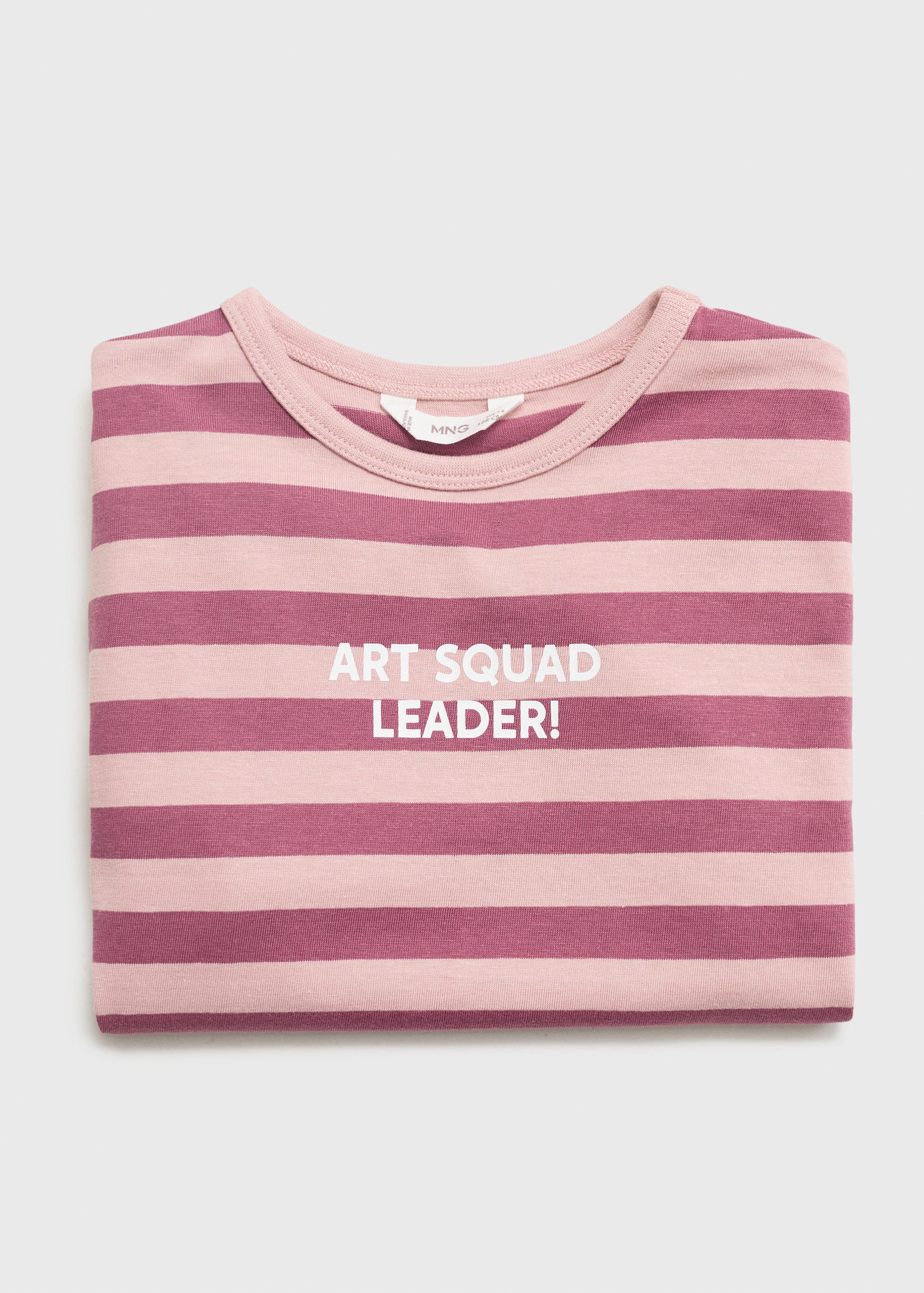 Printed striped T-shirt - Details of the article 0