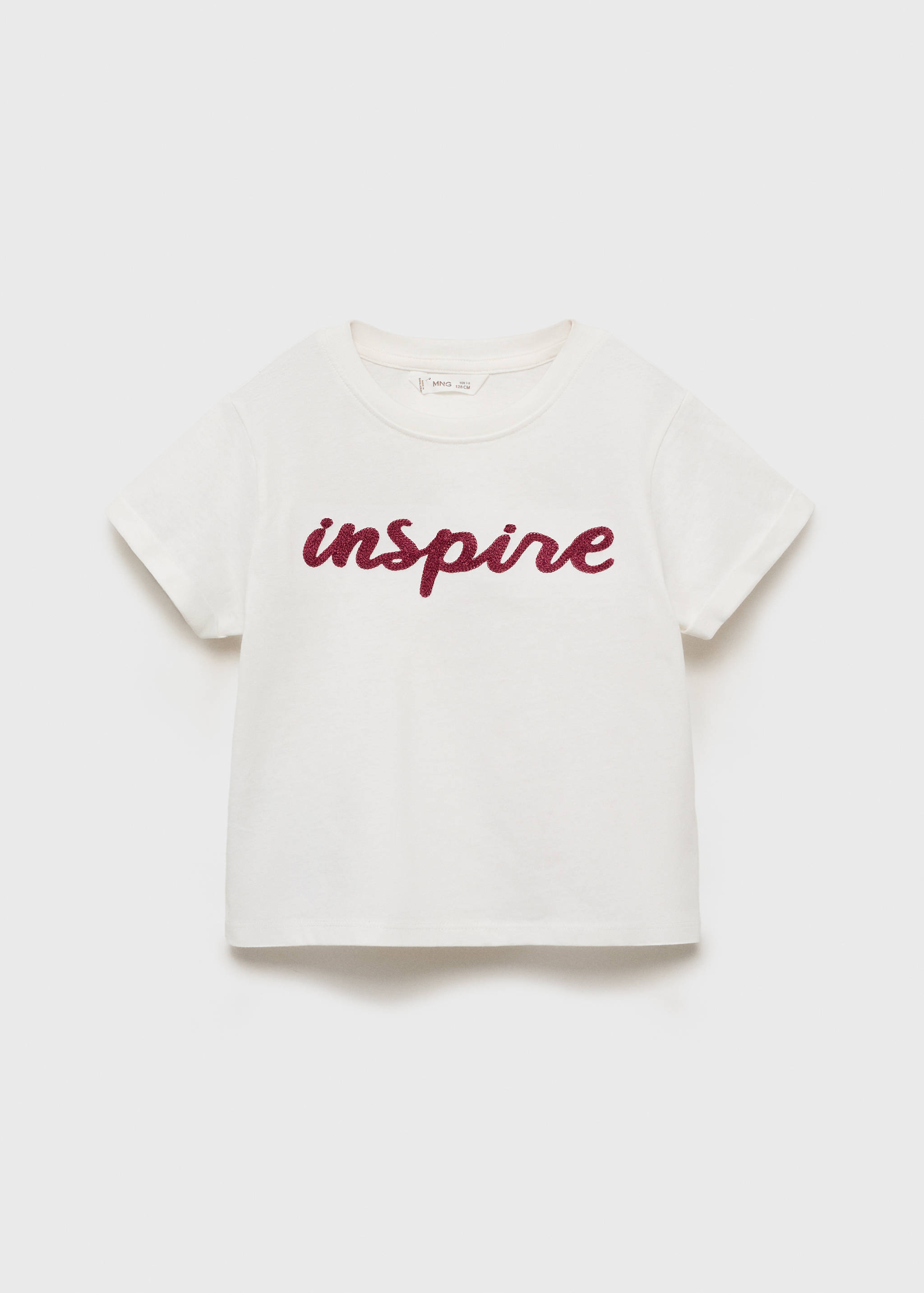 Embroidered cotton T-shirt - Article without model