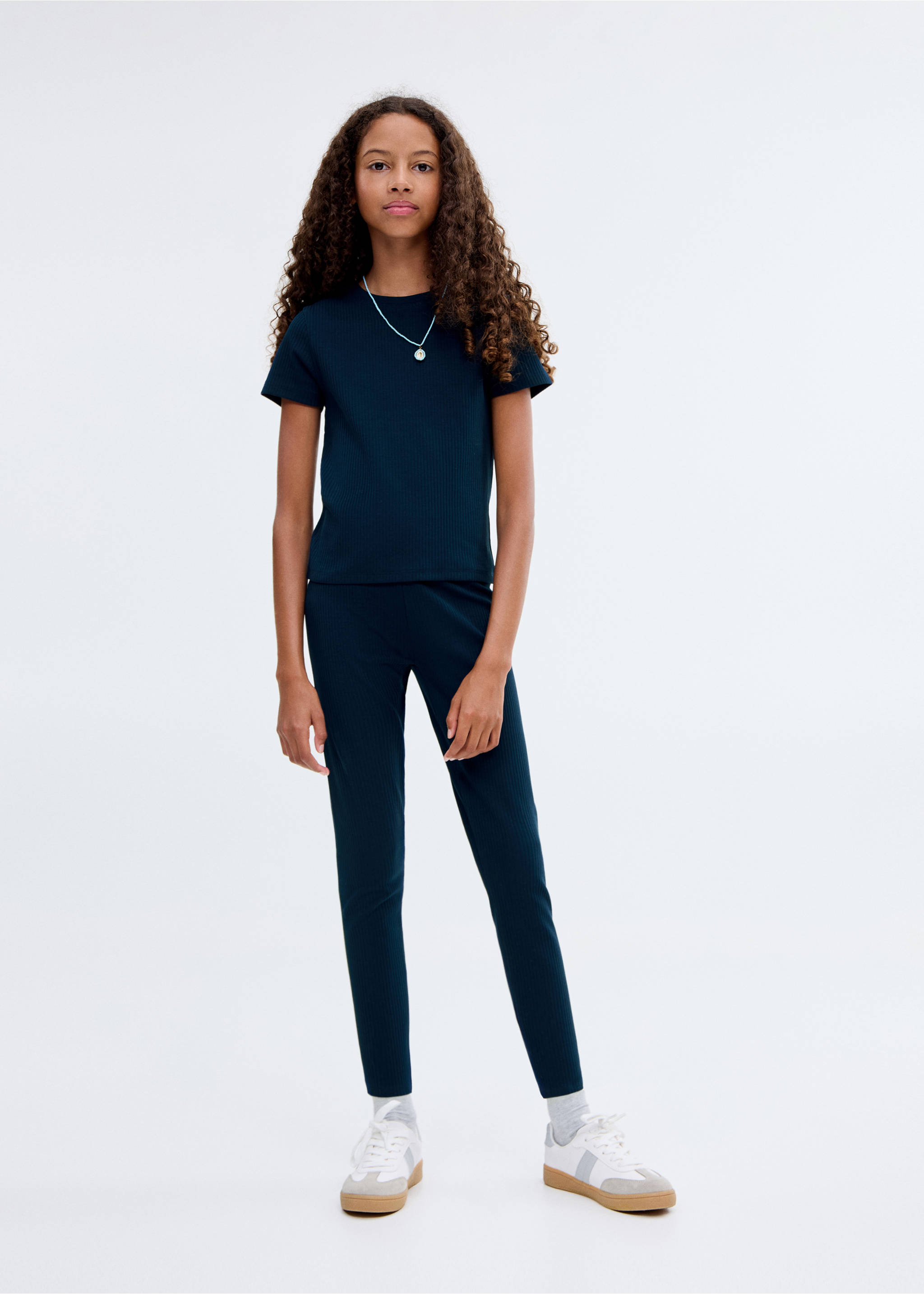 Ribbed cotton T-shirt - General plane, Blue. Ref: 17003291-00.